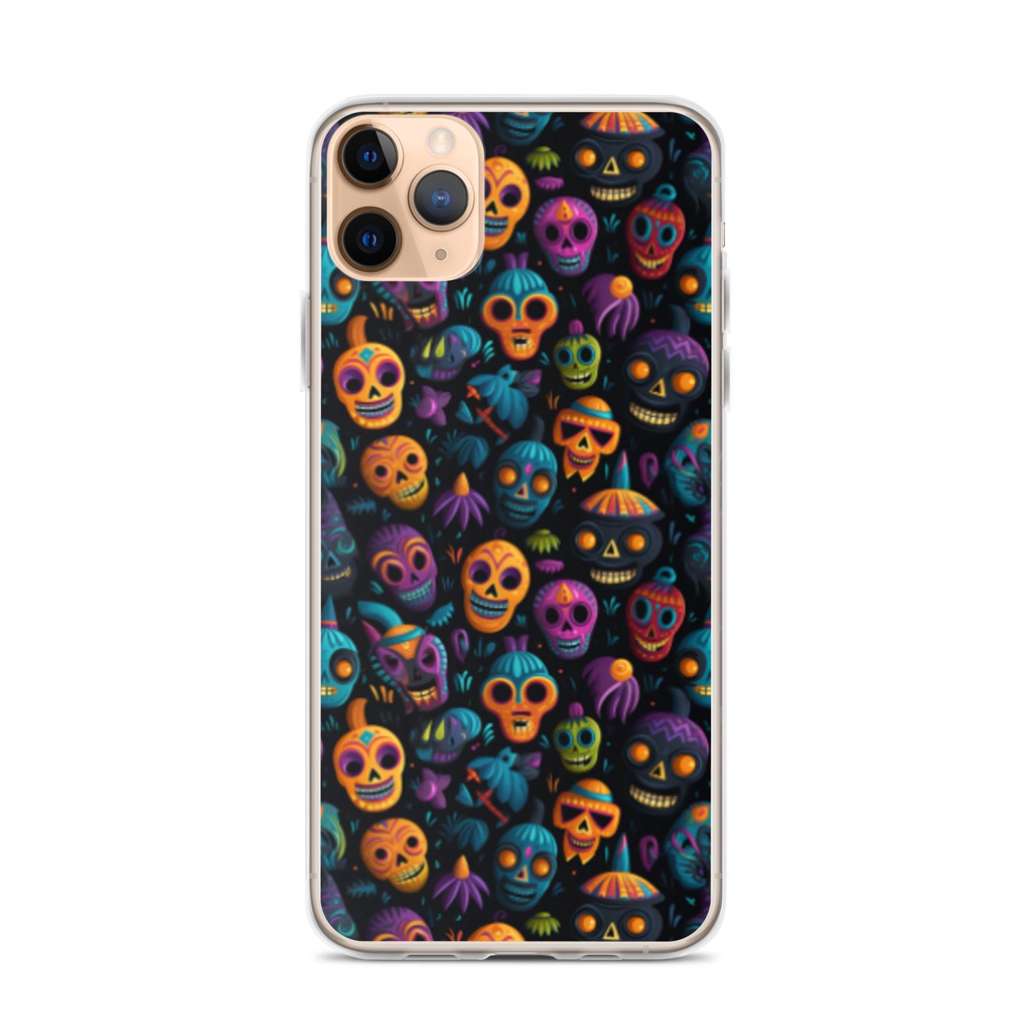 Clear Case for iPhone® Halloween Masks