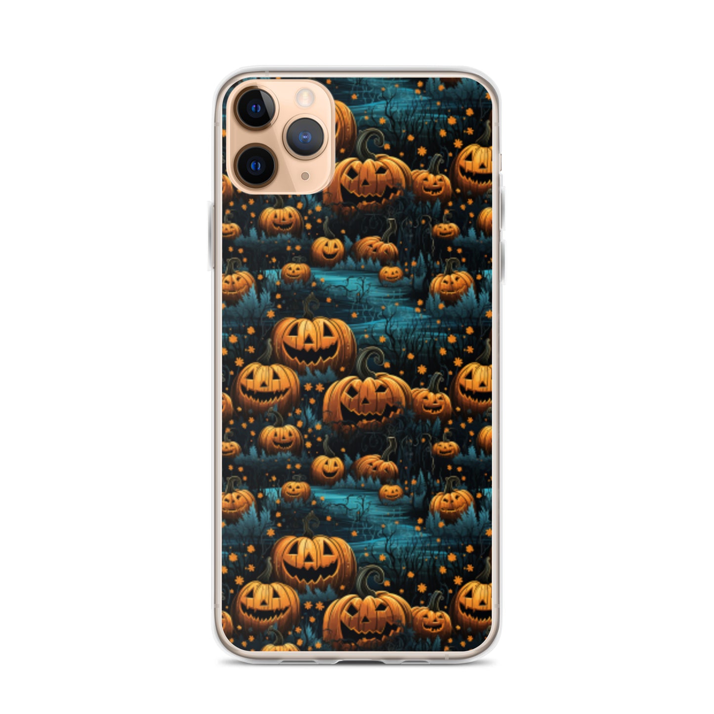 Clear Case for iPhone® Halloween Pumpkin Patch