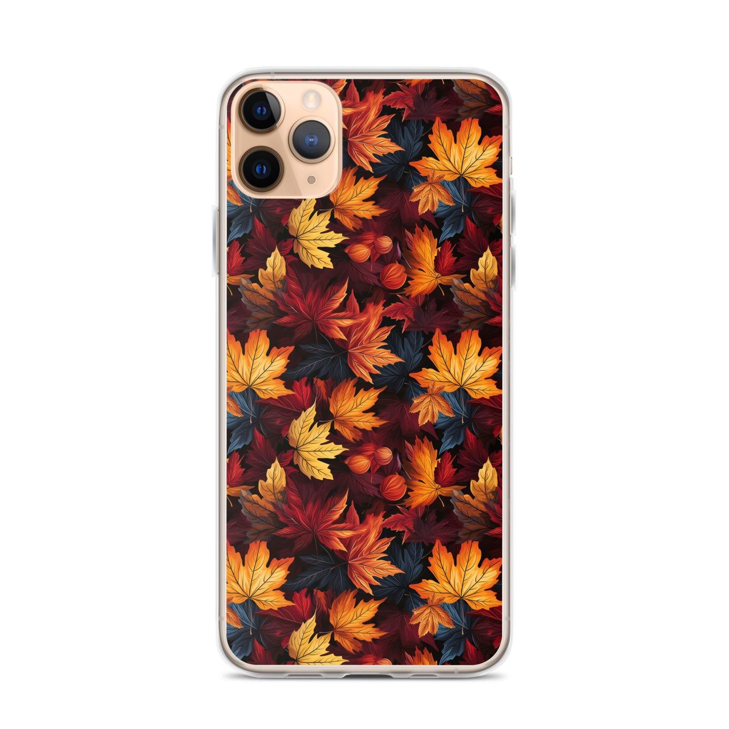 Clear Case for iPhone® Autumn Leaves Scatter