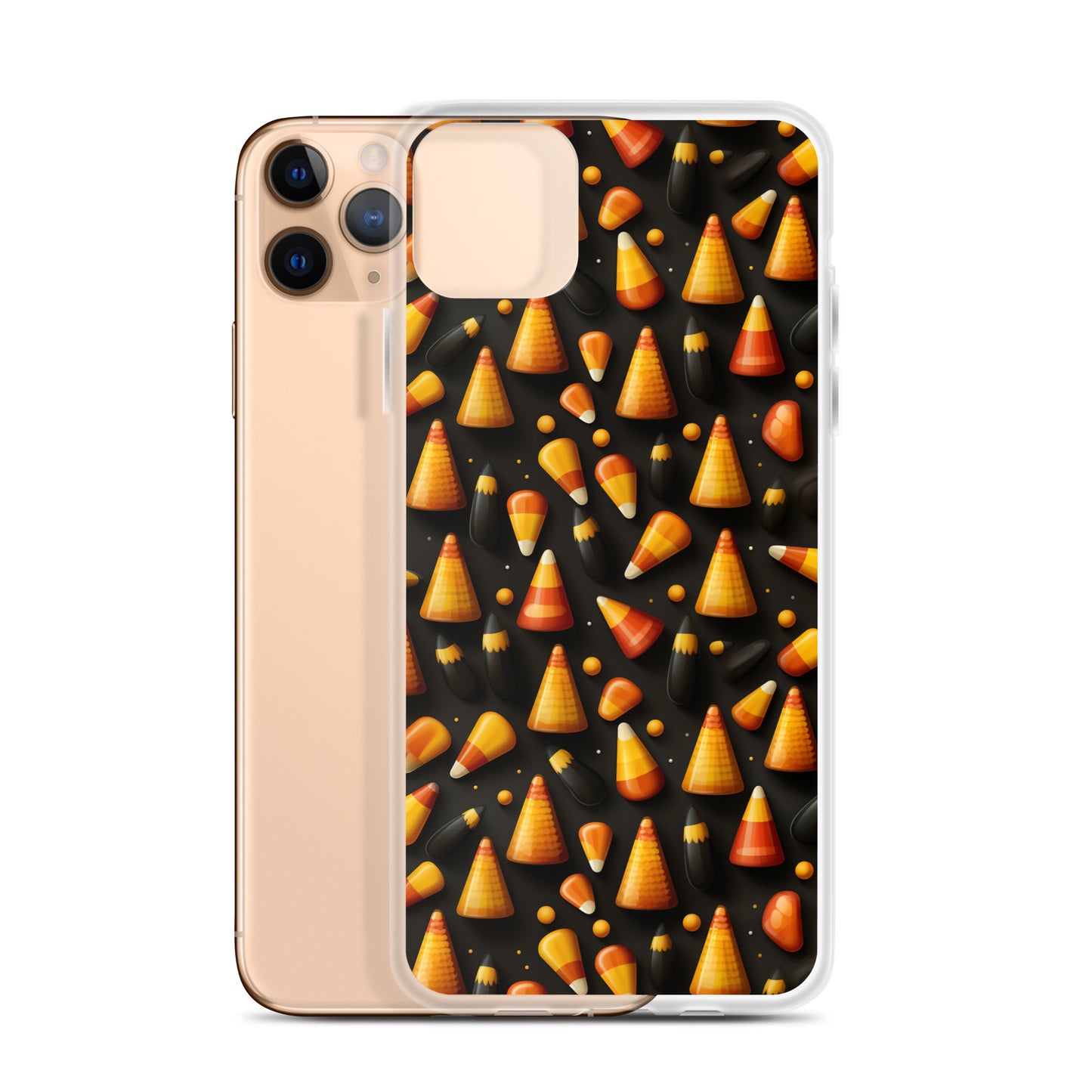 Clear Case for iPhone® Halloween Candy Corn #2