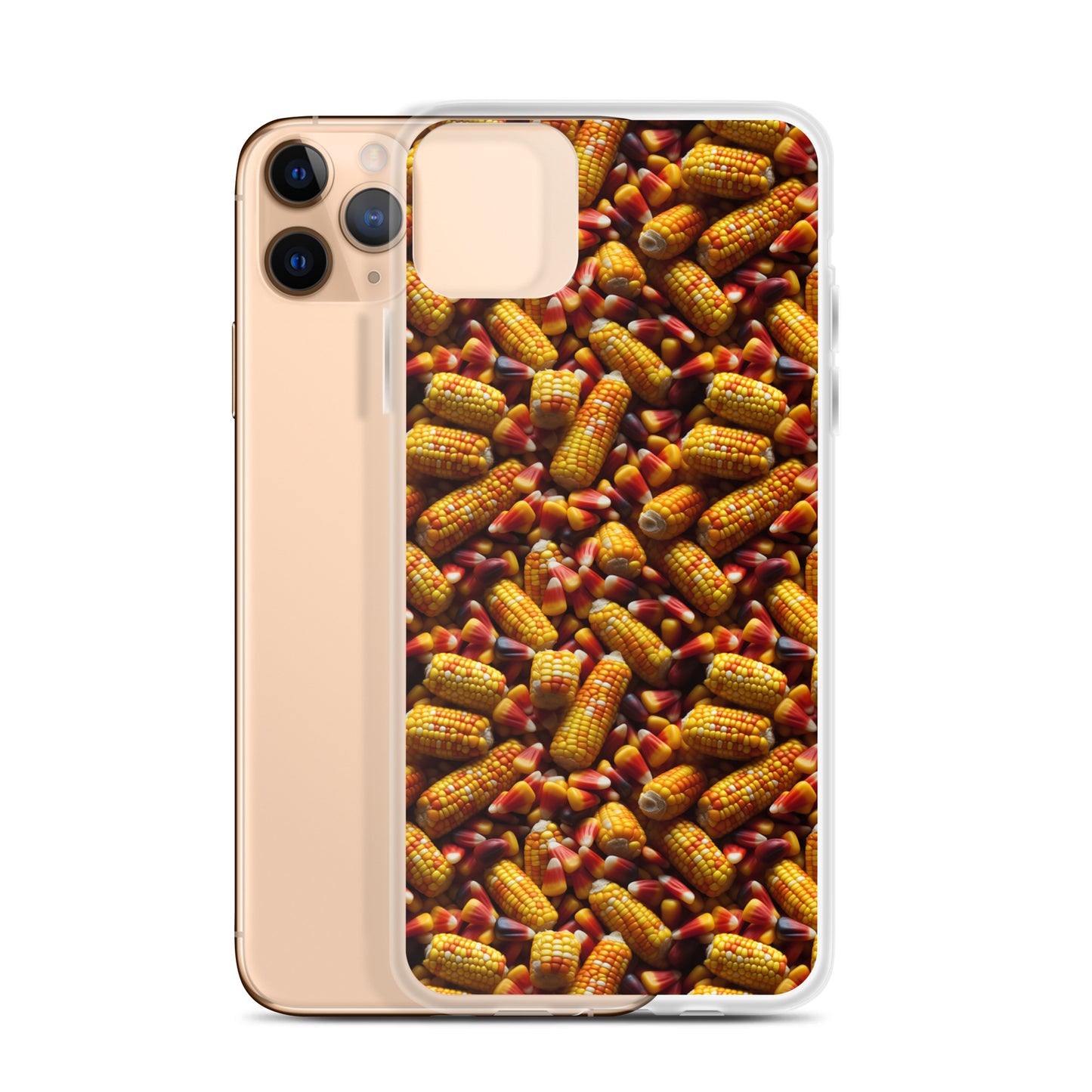 Clear Case for iPhone® Halloween Candy Corn