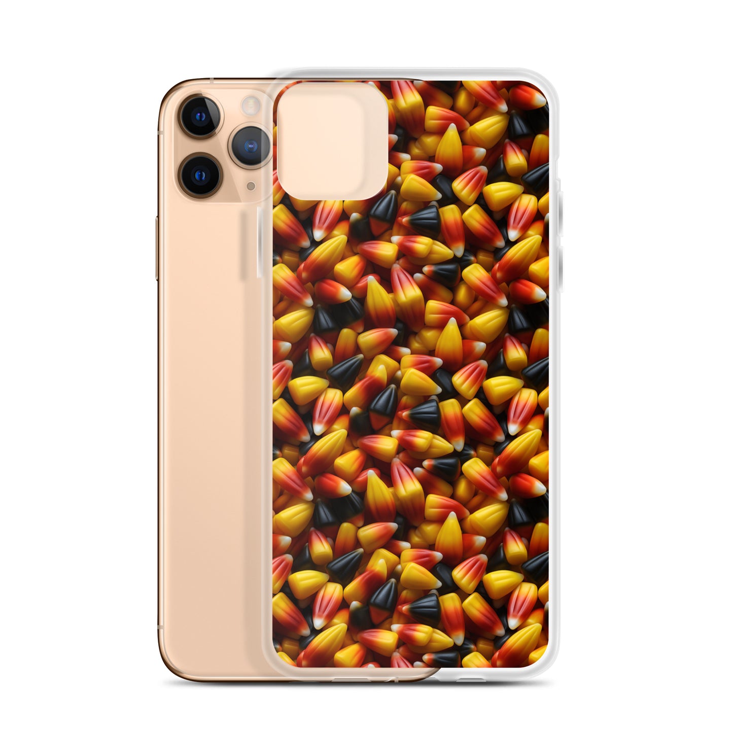 Clear Case for iPhone® Halloween Candy Corn #3