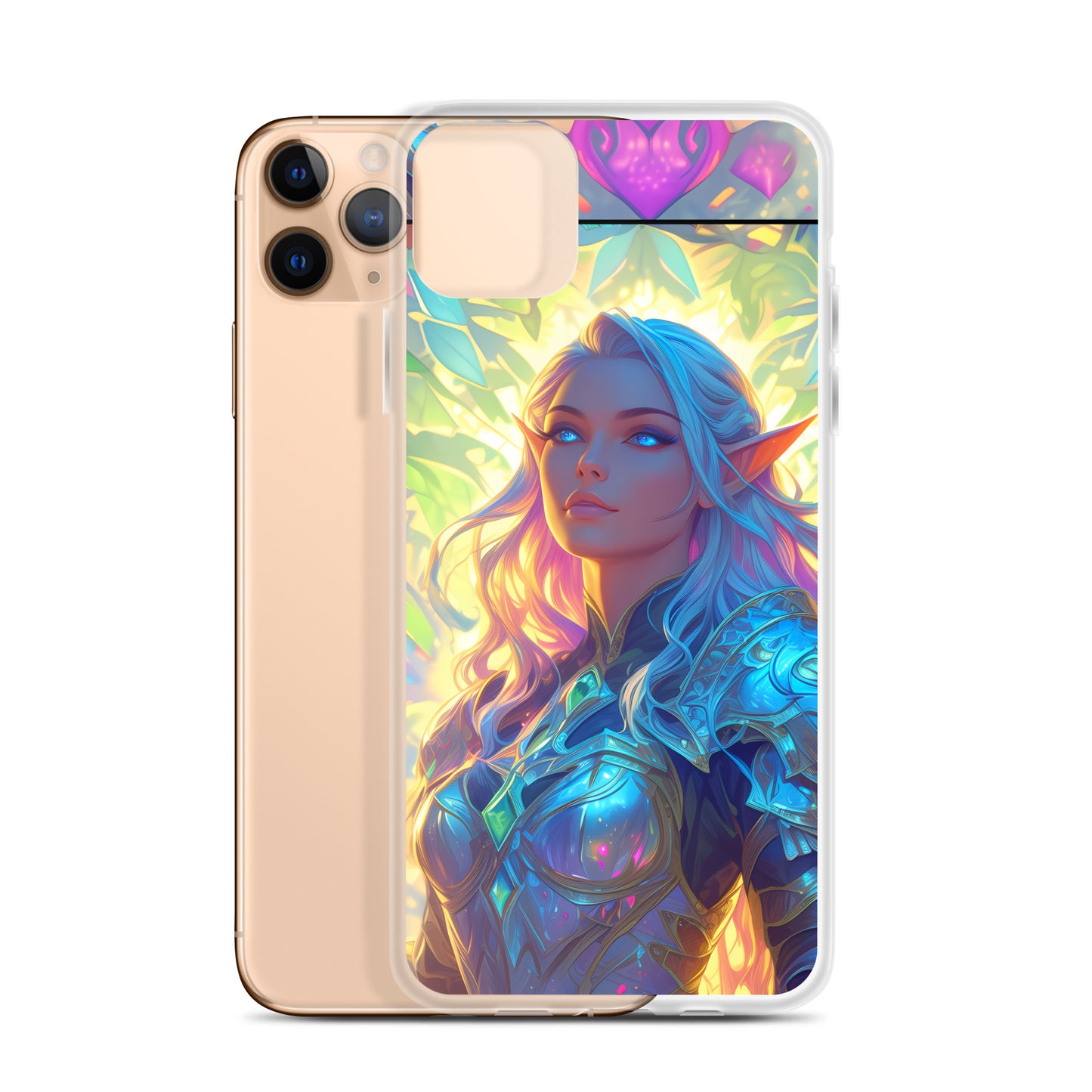Clear Case for iPhone® Half-Elf Cleric #2