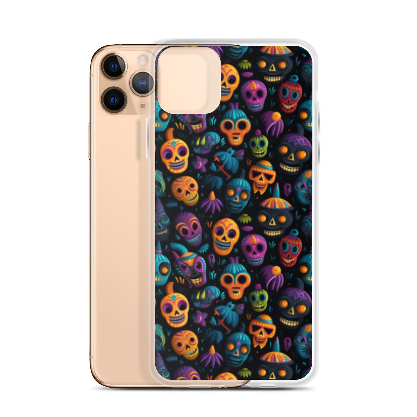 Clear Case for iPhone® Halloween Masks