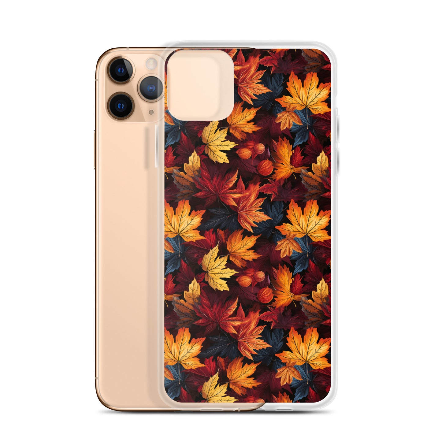 Clear Case for iPhone® Autumn Leaves Scatter