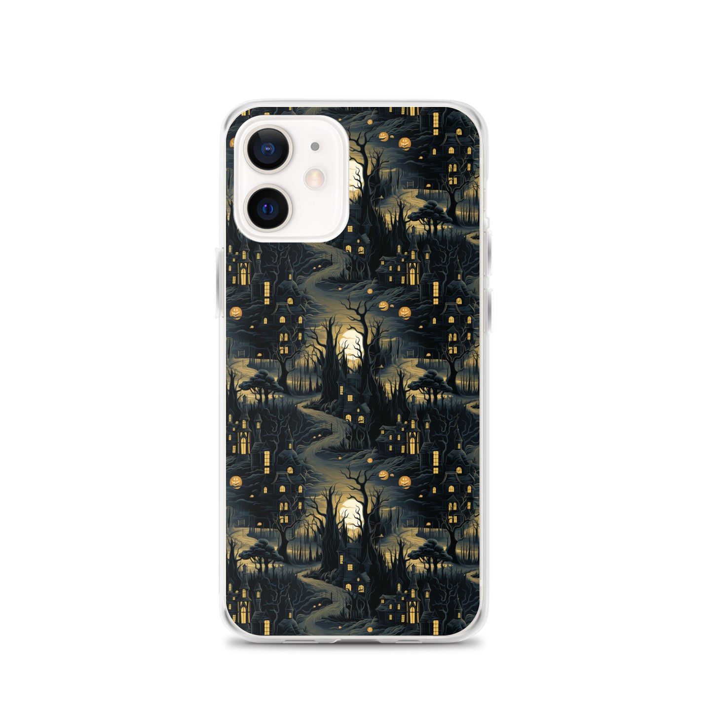 Clear Case for iPhone® Halloween Haunted House
