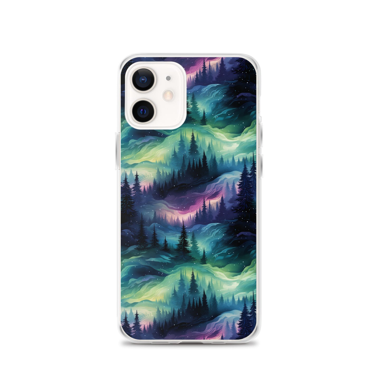 Clear Case for iPhone® Winter Fashion Northern Lights