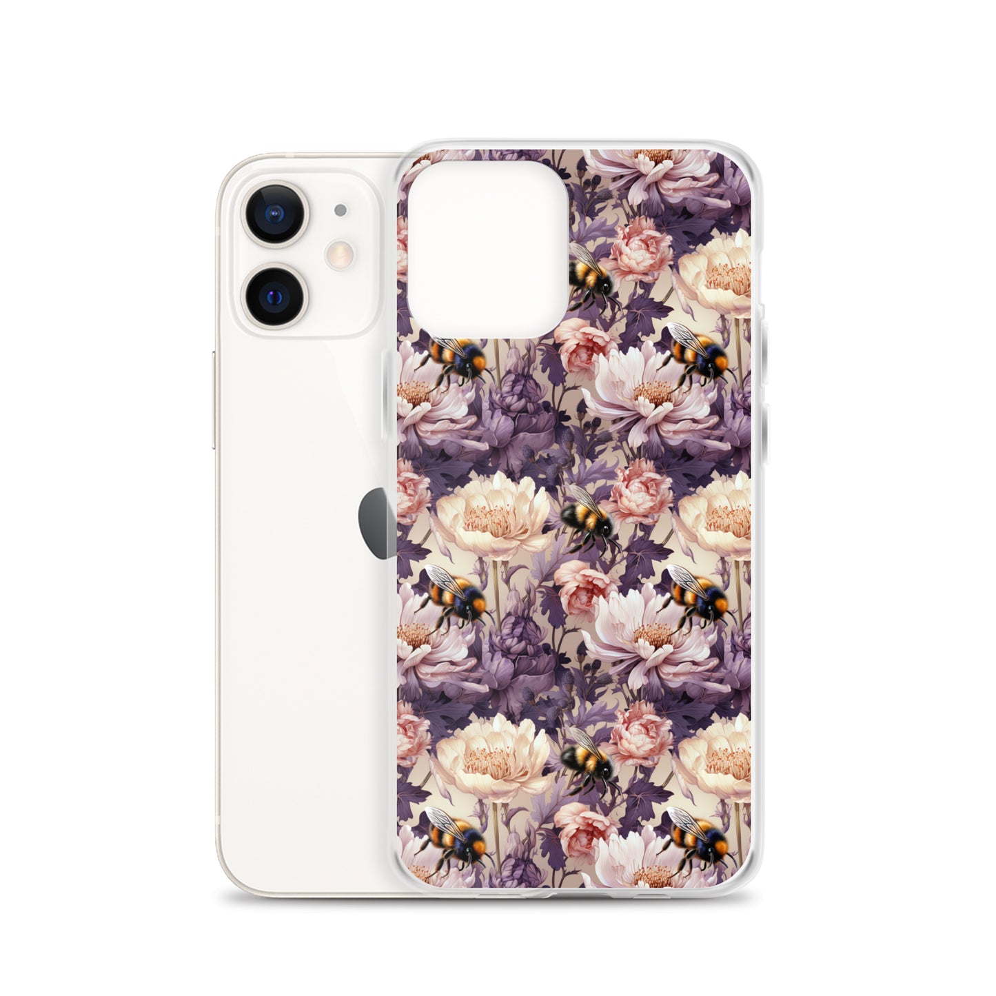 Clear Case for iPhone® Floral Bee #51