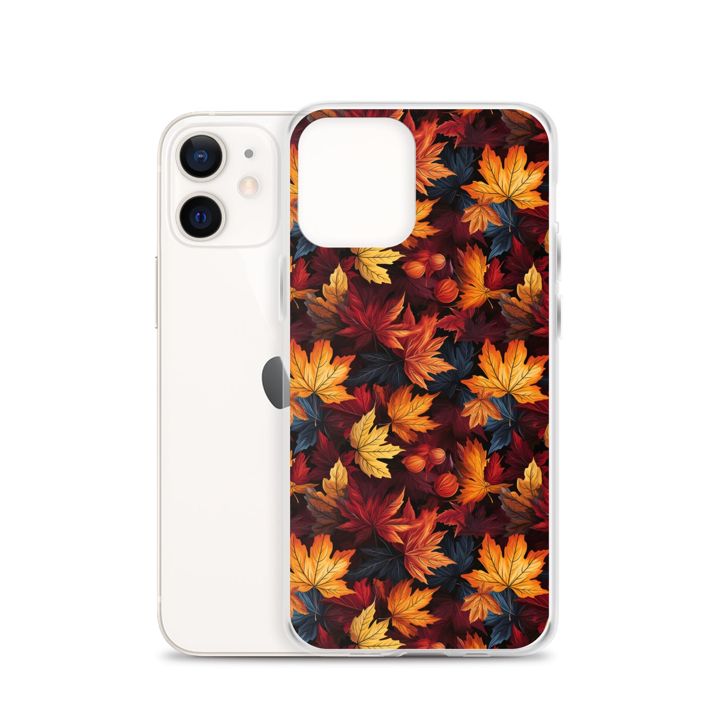 Clear Case for iPhone® Autumn Leaves Scatter