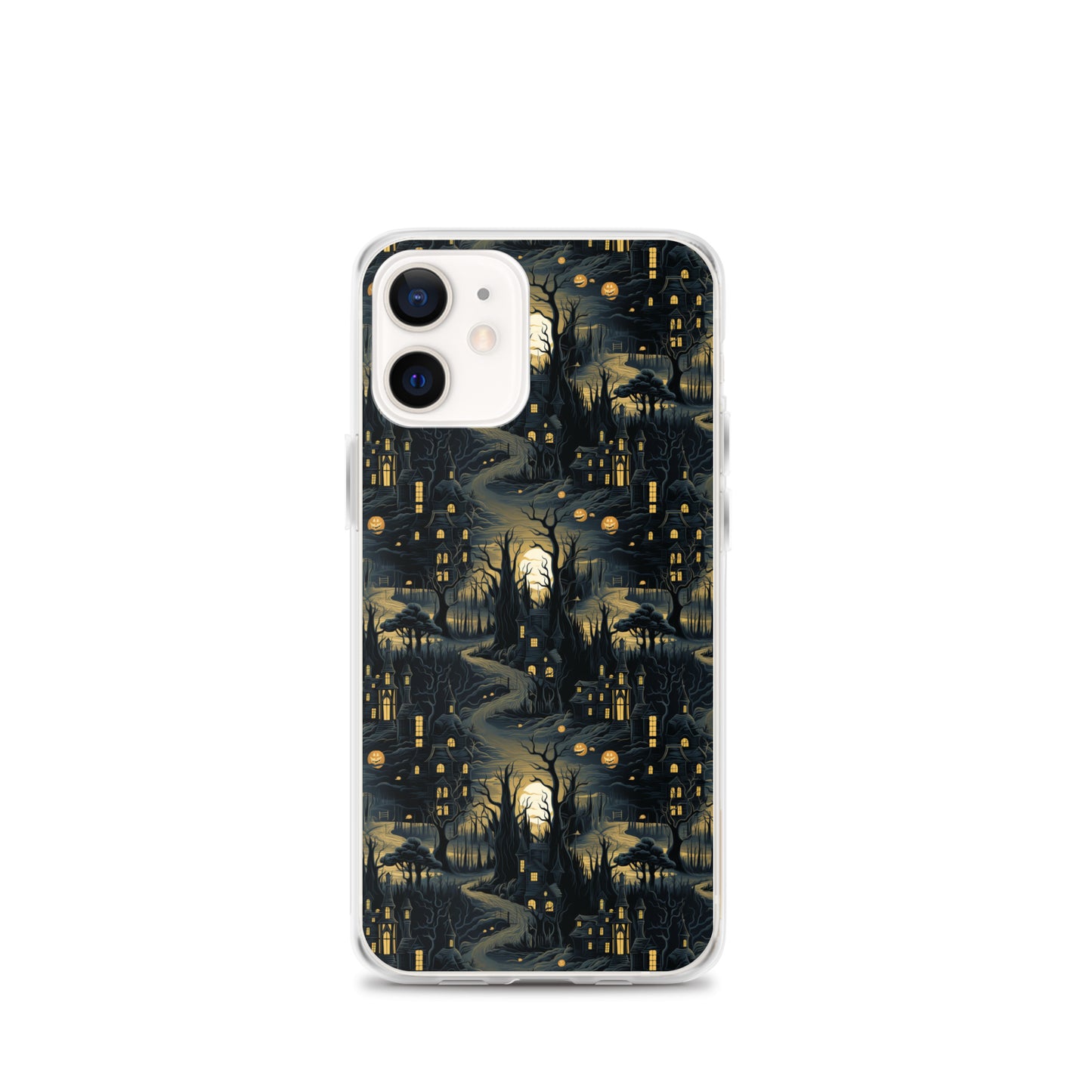 Clear Case for iPhone® Halloween Haunted House