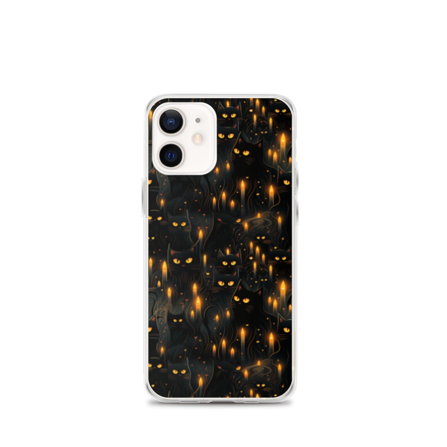 Clear Case for iPhone® Halloween Sinister Black Cats