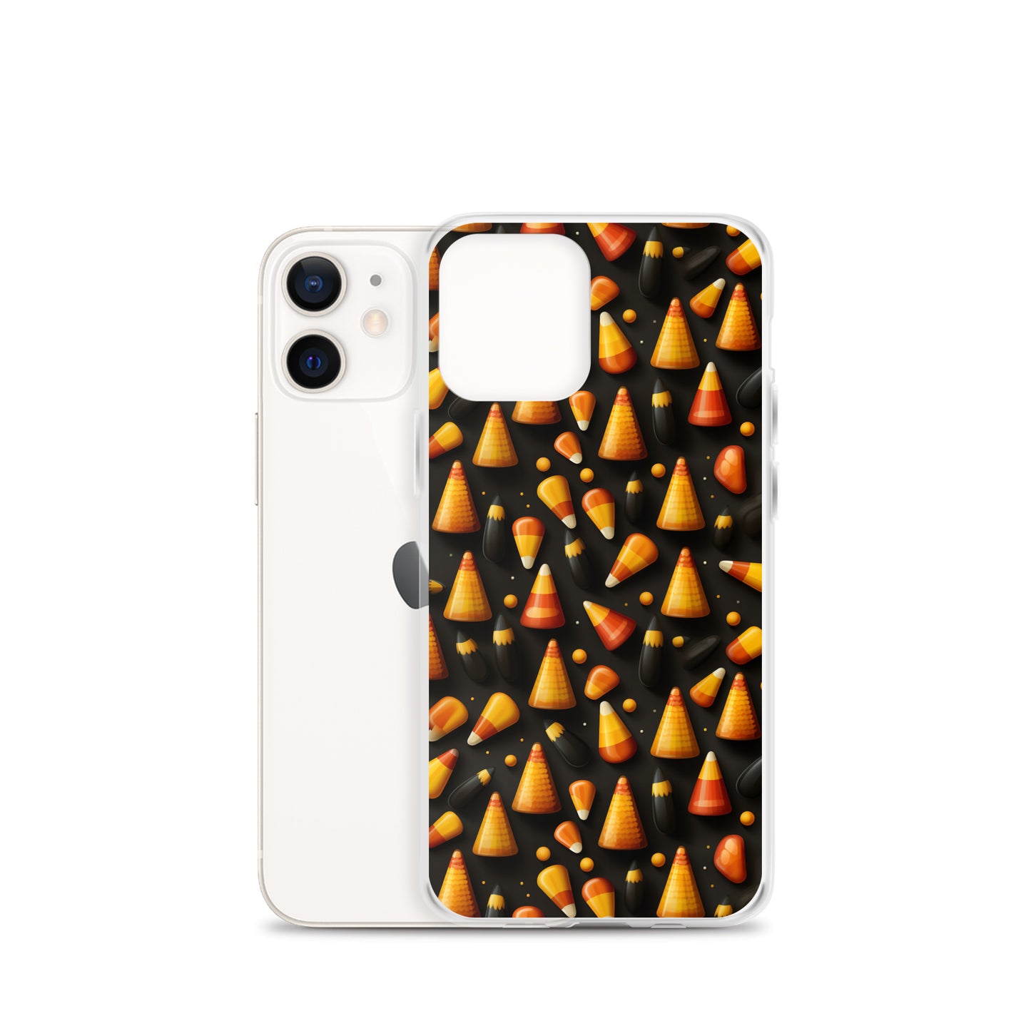 Clear Case for iPhone® Halloween Candy Corn #2