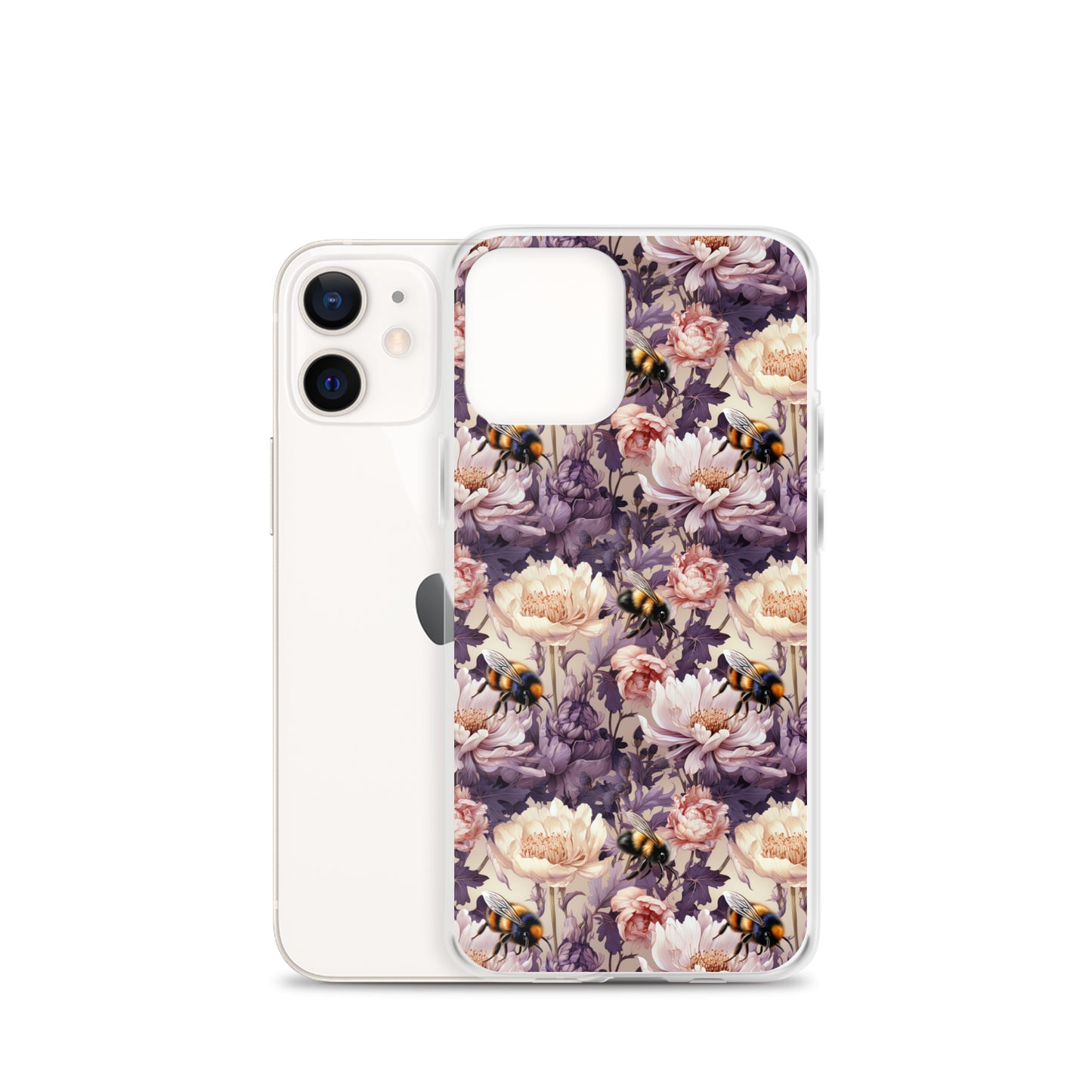 Clear Case for iPhone® Floral Bee #51