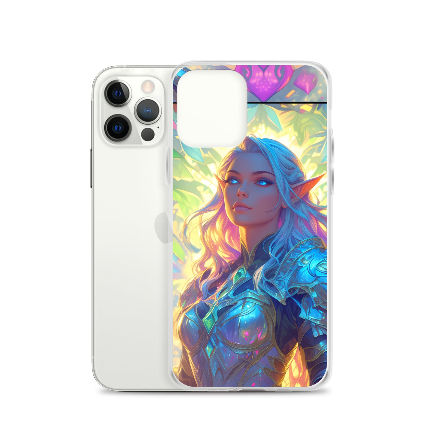 Clear Case for iPhone® Half-Elf Cleric #2