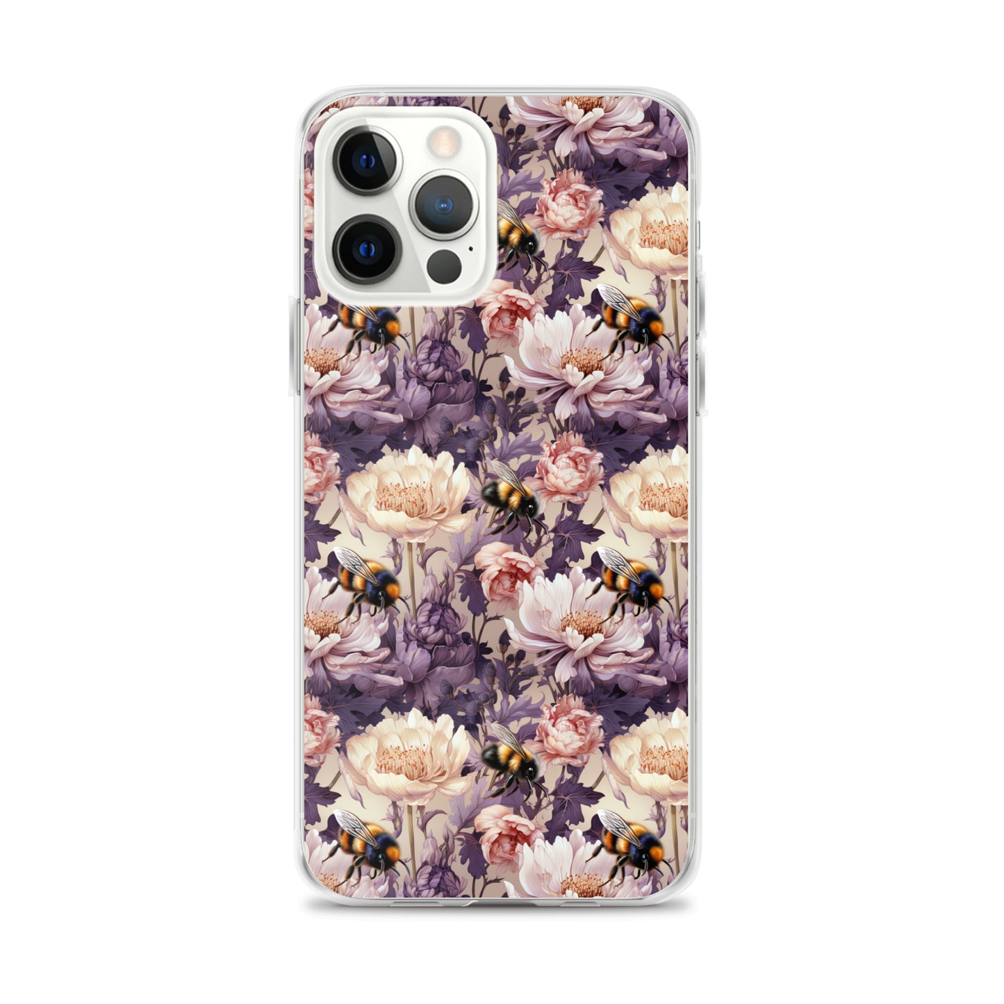 Clear Case for iPhone® Floral Bee #51