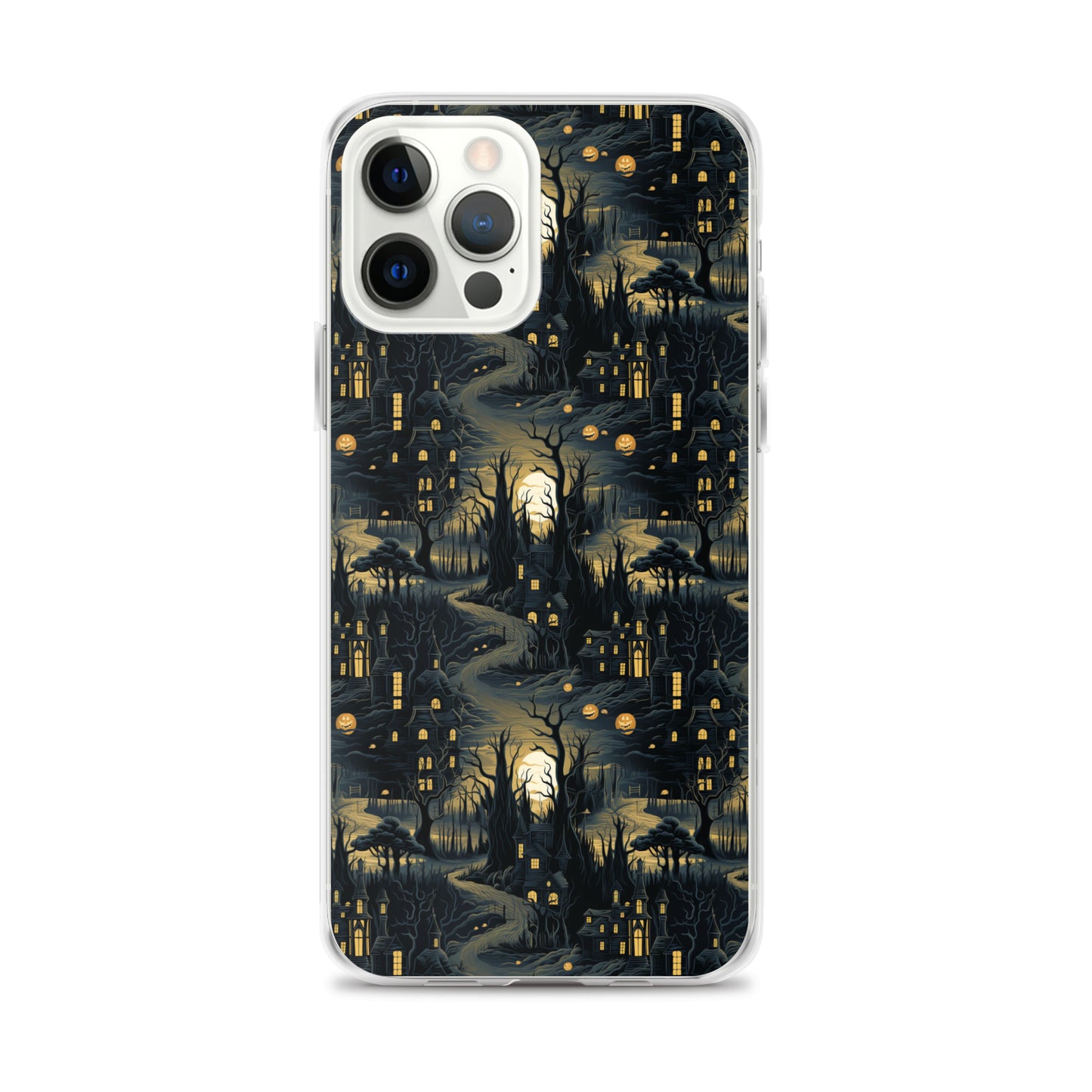 Clear Case for iPhone® Halloween Haunted House