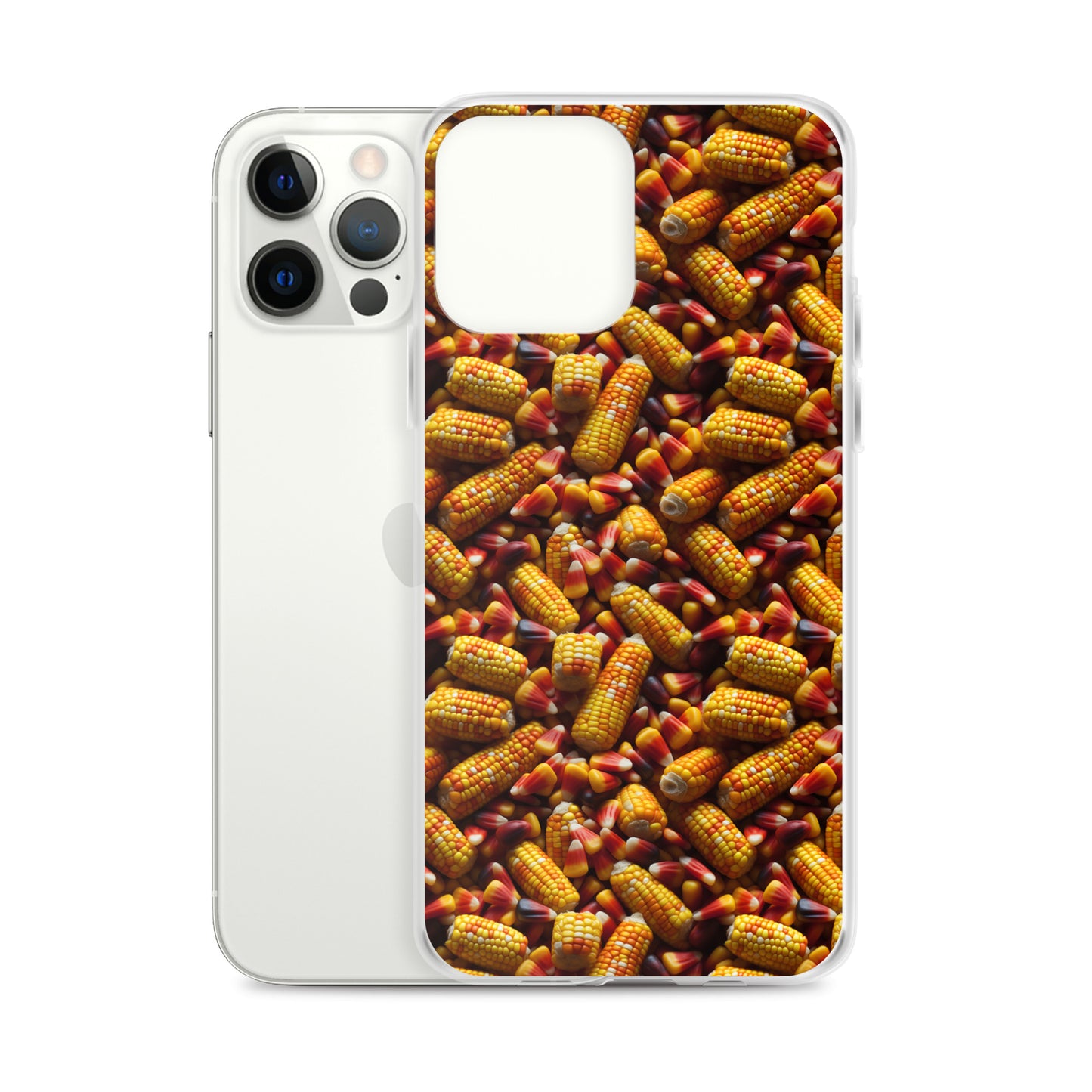 Clear Case for iPhone® Halloween Candy Corn