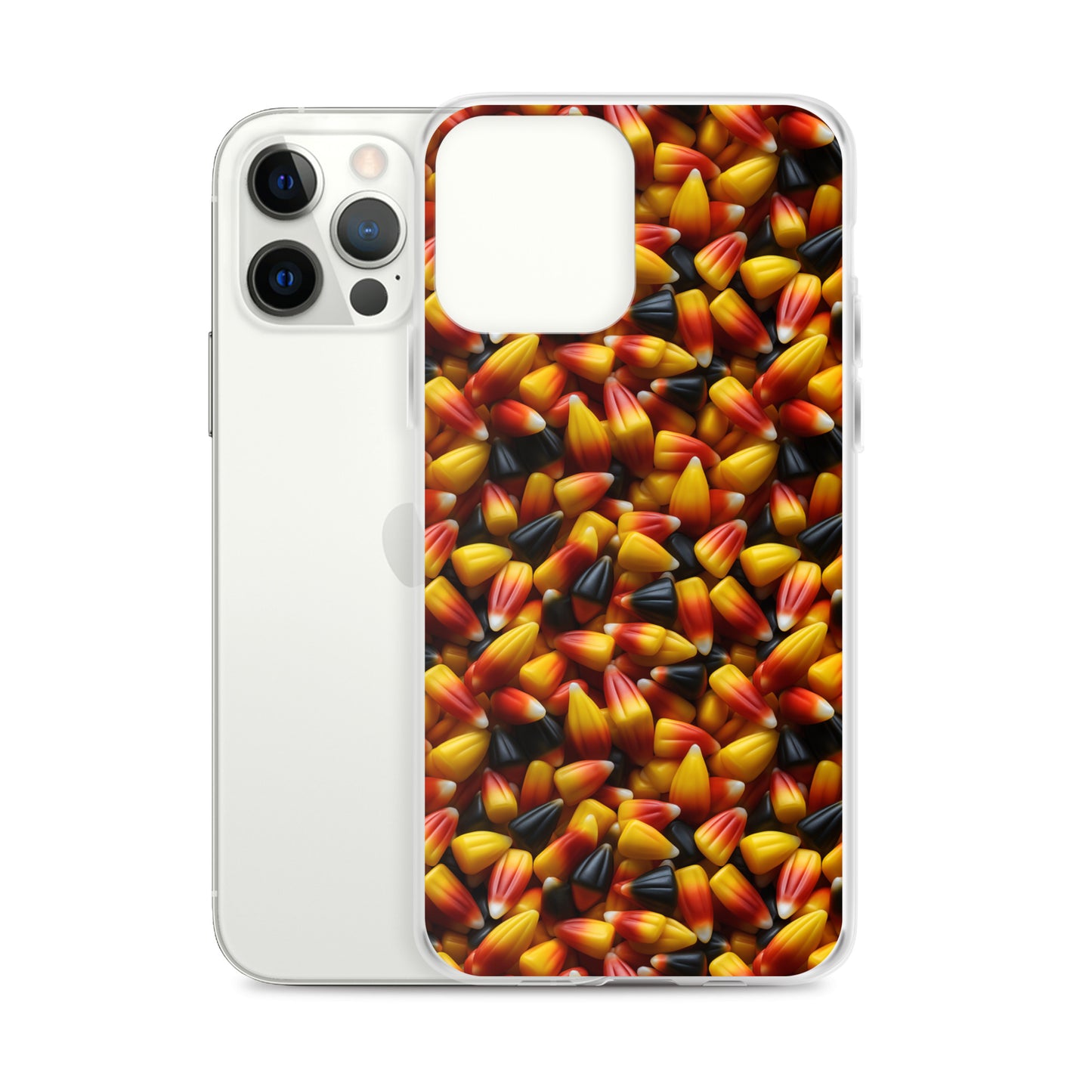 Clear Case for iPhone® Halloween Candy Corn #3