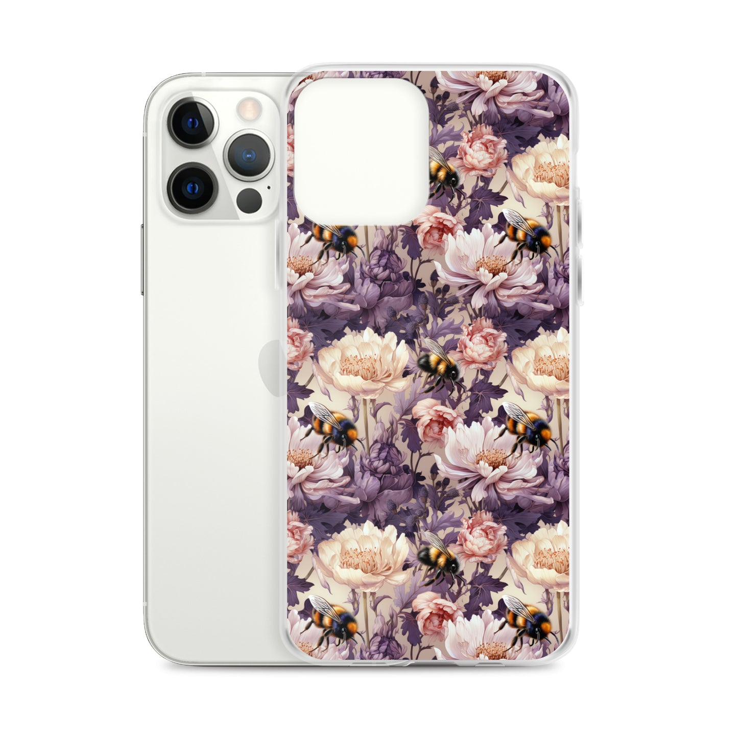 Clear Case for iPhone® Floral Bee #51