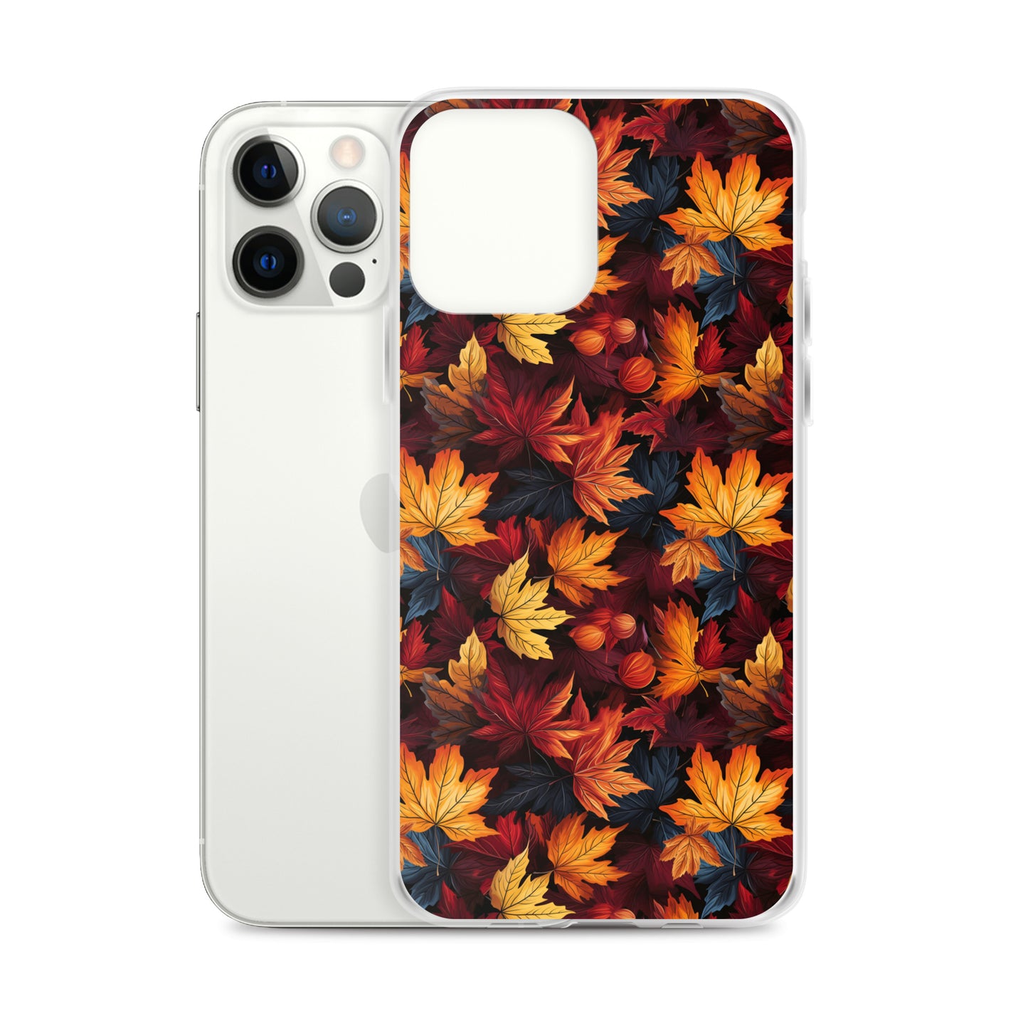Clear Case for iPhone® Autumn Leaves Scatter