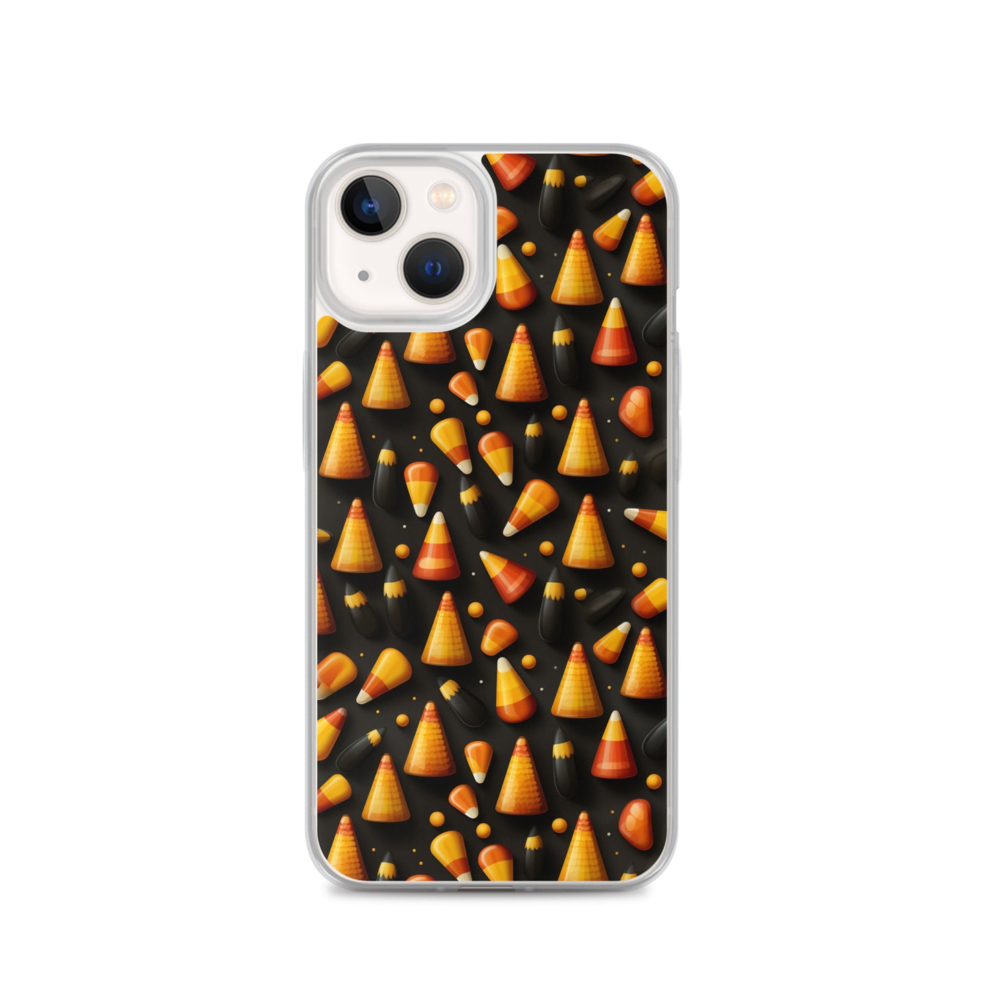 Clear Case for iPhone® Halloween Candy Corn #2