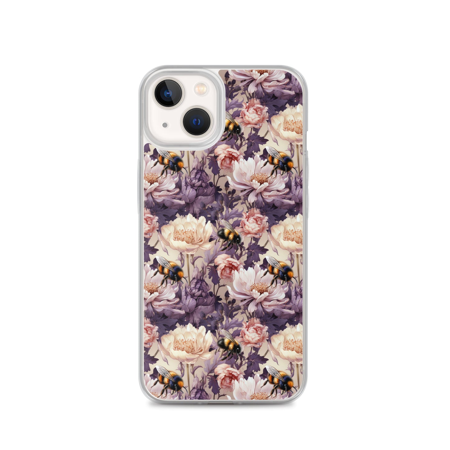 Clear Case for iPhone® Floral Bee #51
