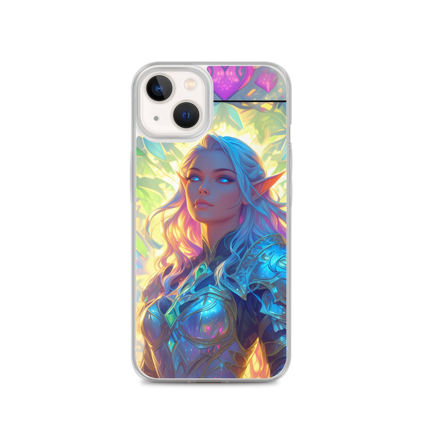 Clear Case for iPhone® Half-Elf Cleric #2