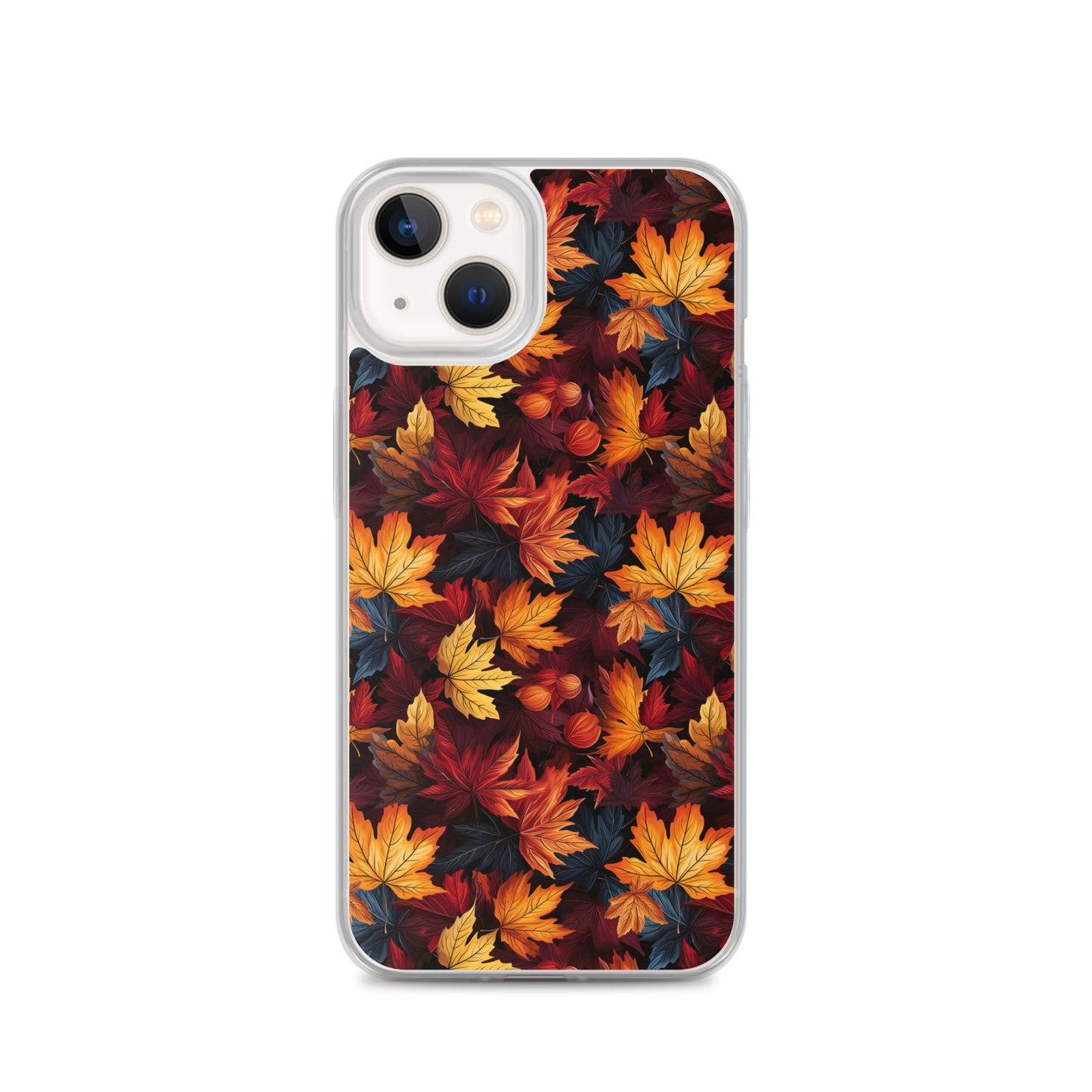Clear Case for iPhone® Autumn Leaves Scatter