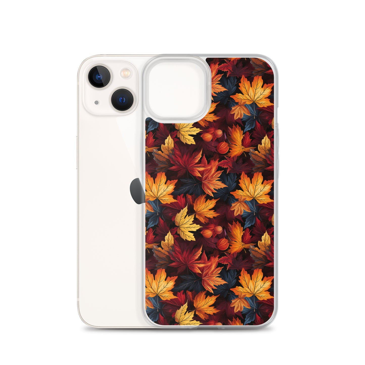 Clear Case for iPhone® Autumn Leaves Scatter