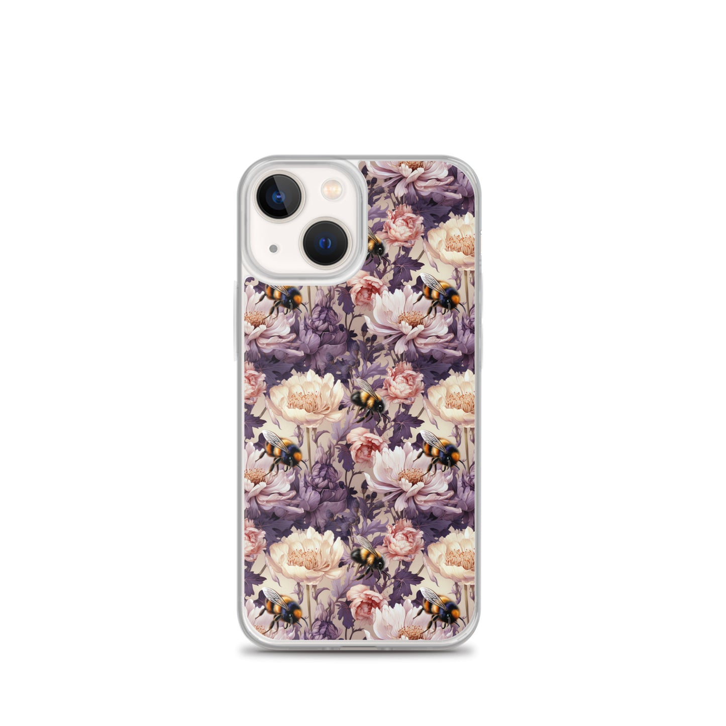 Clear Case for iPhone® Floral Bee #51