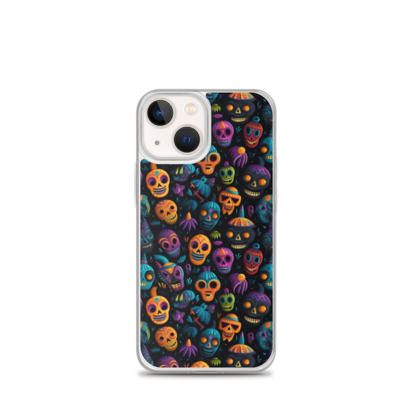 Clear Case for iPhone® Halloween Masks