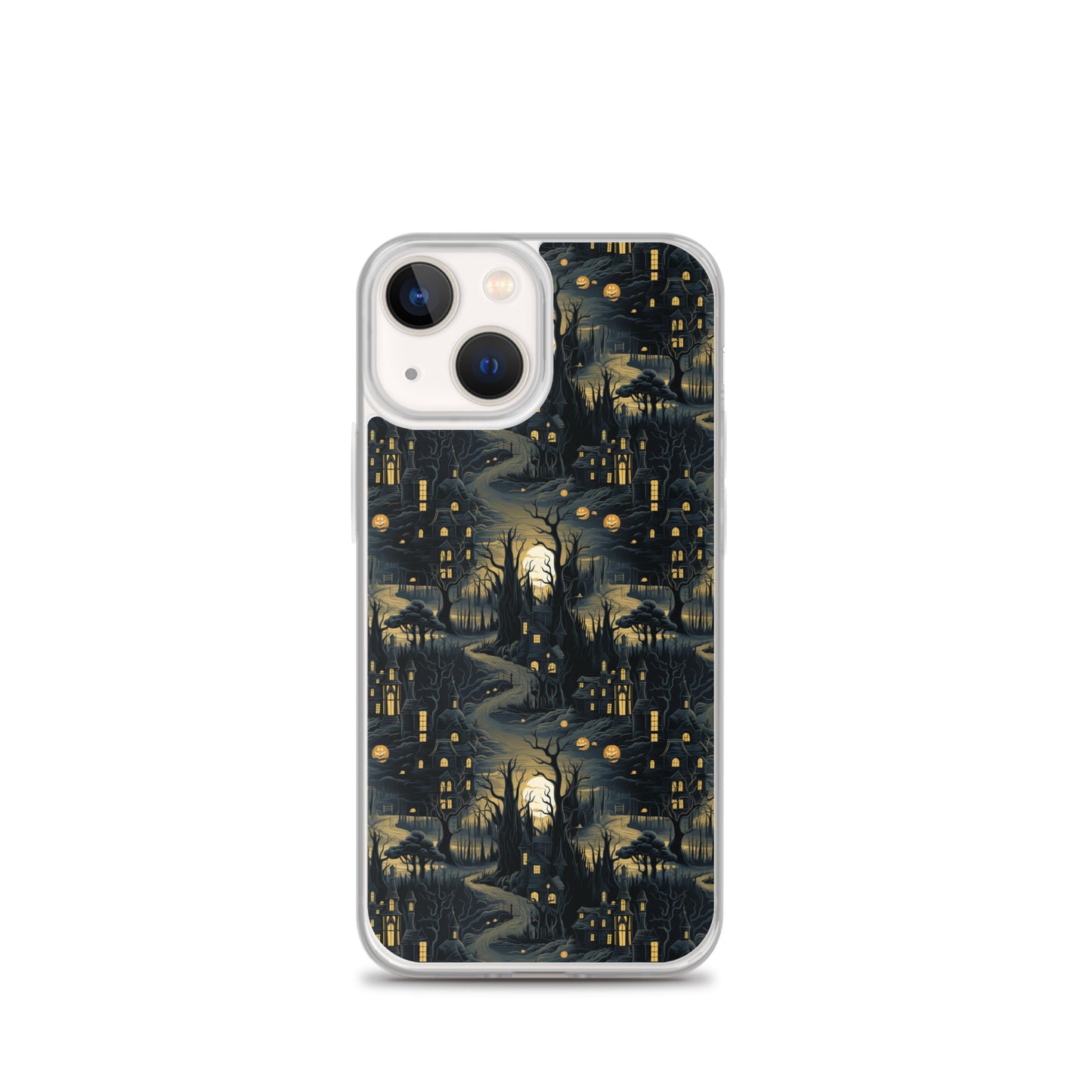 Clear Case for iPhone® Halloween Haunted House