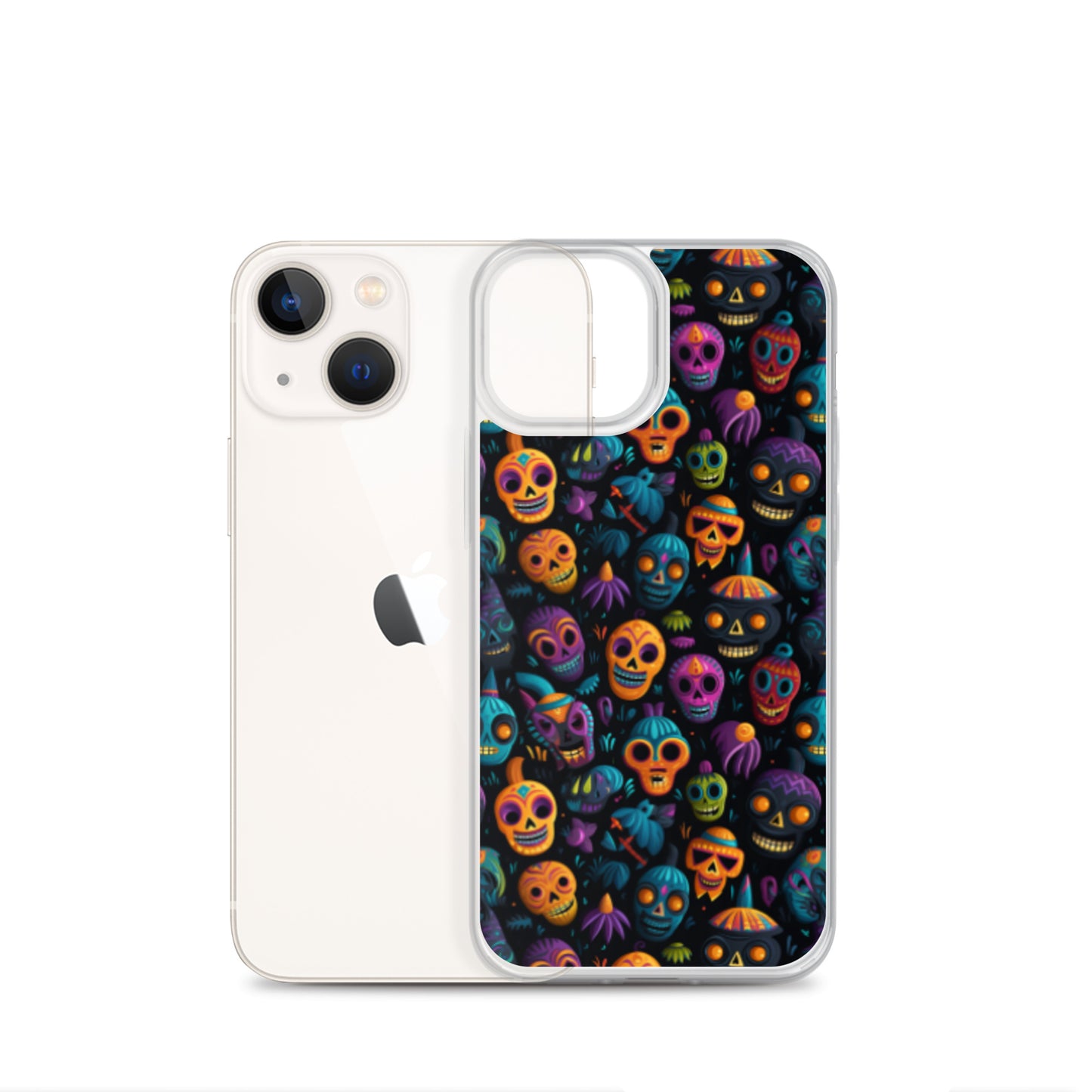 Clear Case for iPhone® Halloween Masks