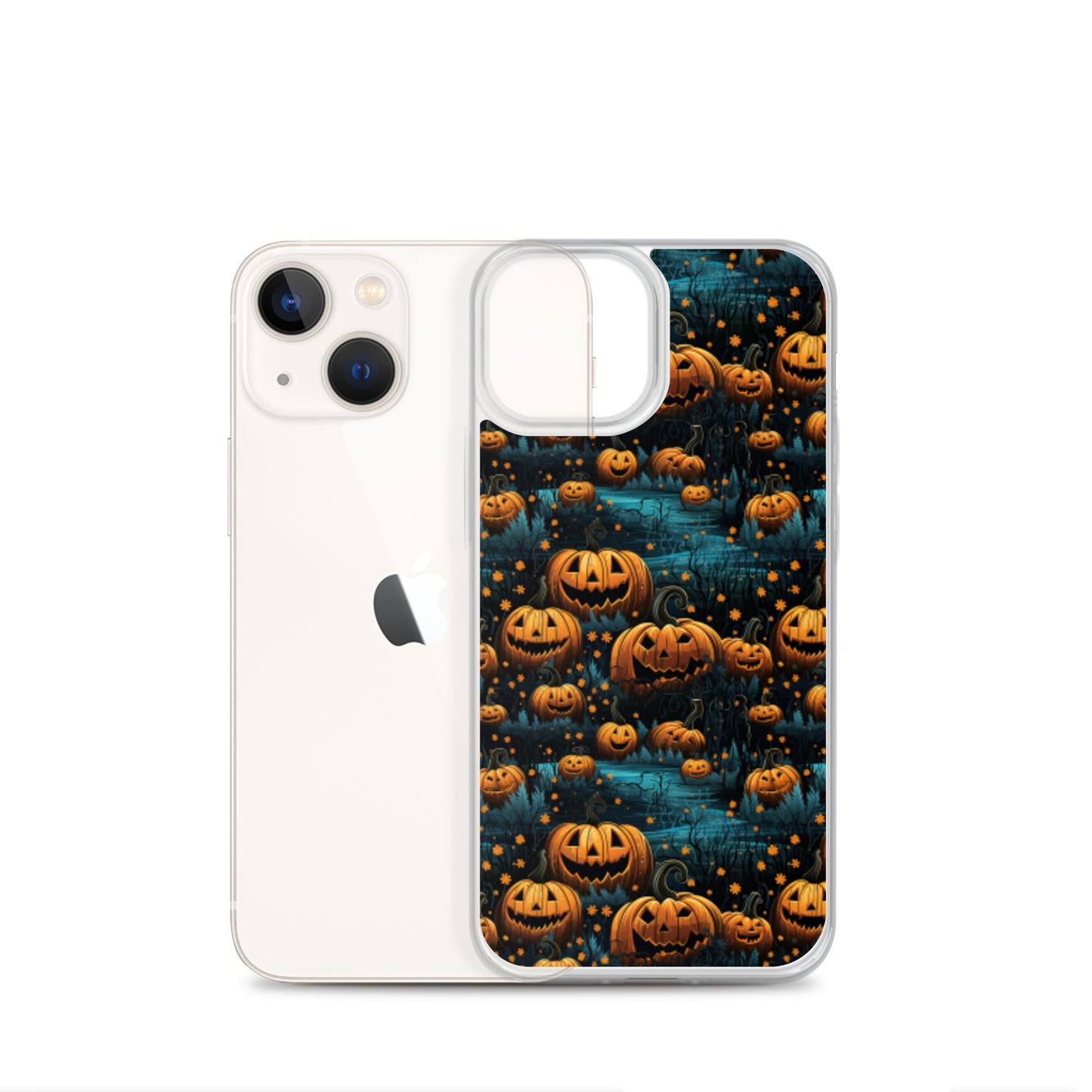 Clear Case for iPhone® Halloween Pumpkin Patch