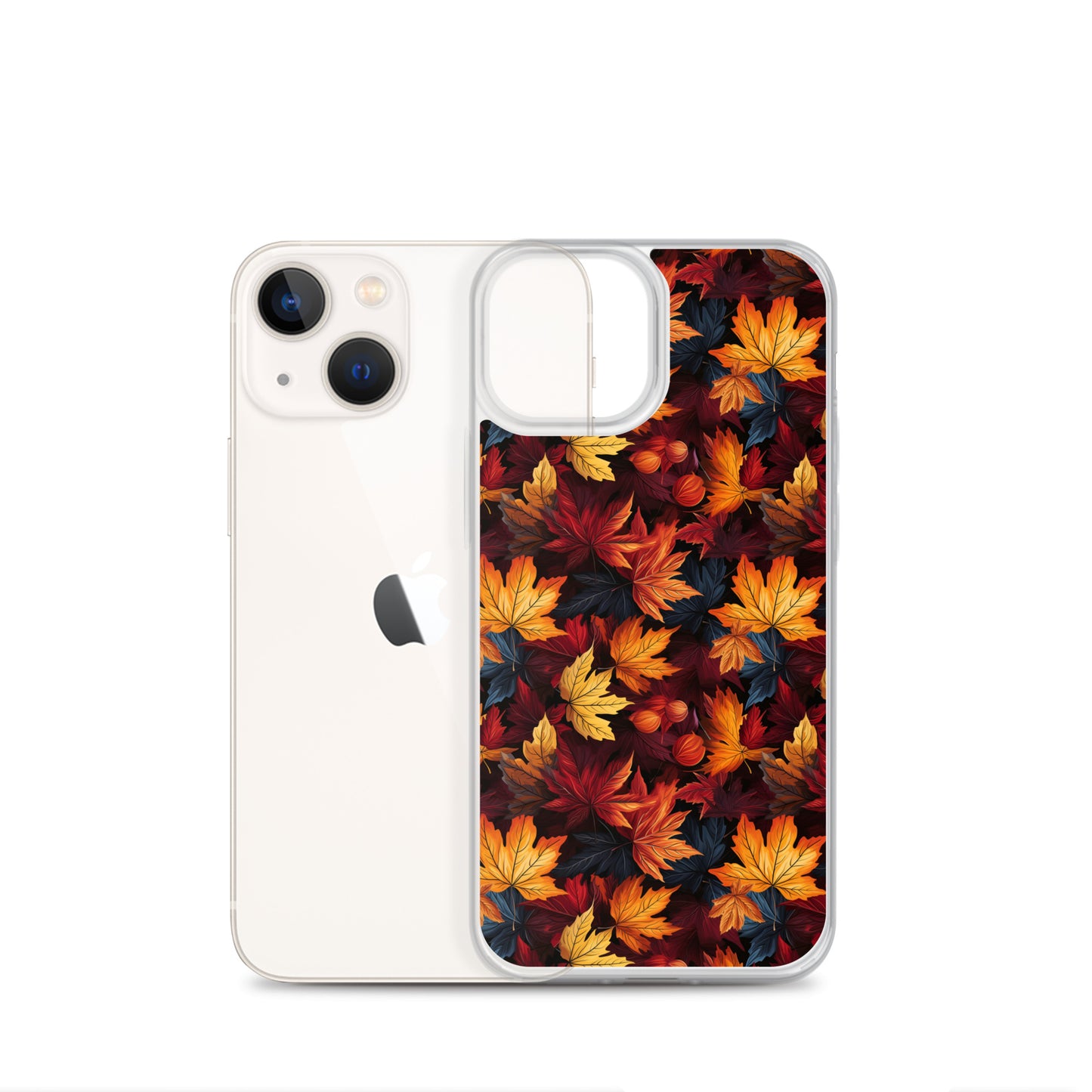 Clear Case for iPhone® Autumn Leaves Scatter