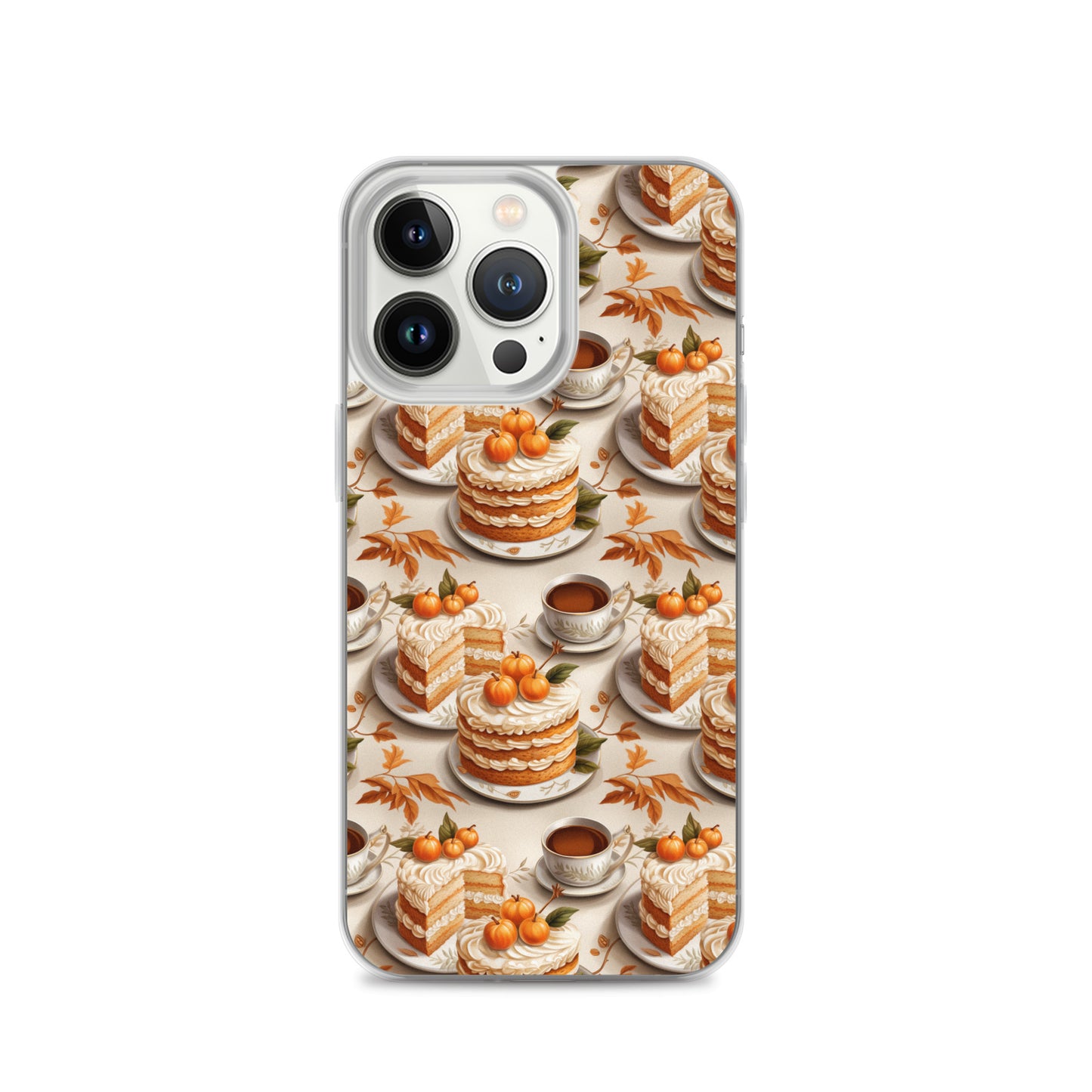 Clear Case for iPhone® Fall Fashion Autumn Spice and Pumpkin Pie