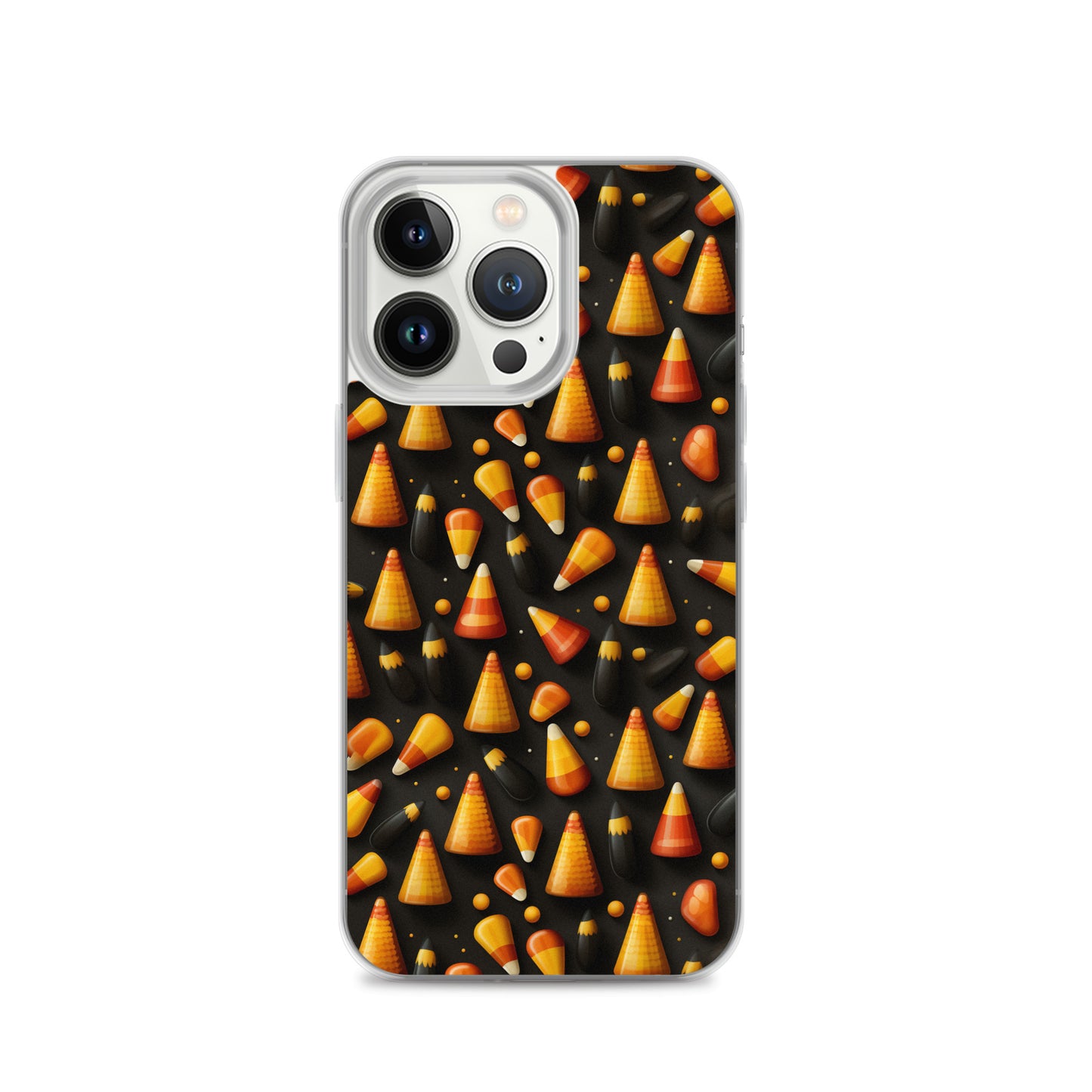 Clear Case for iPhone® Halloween Candy Corn #2
