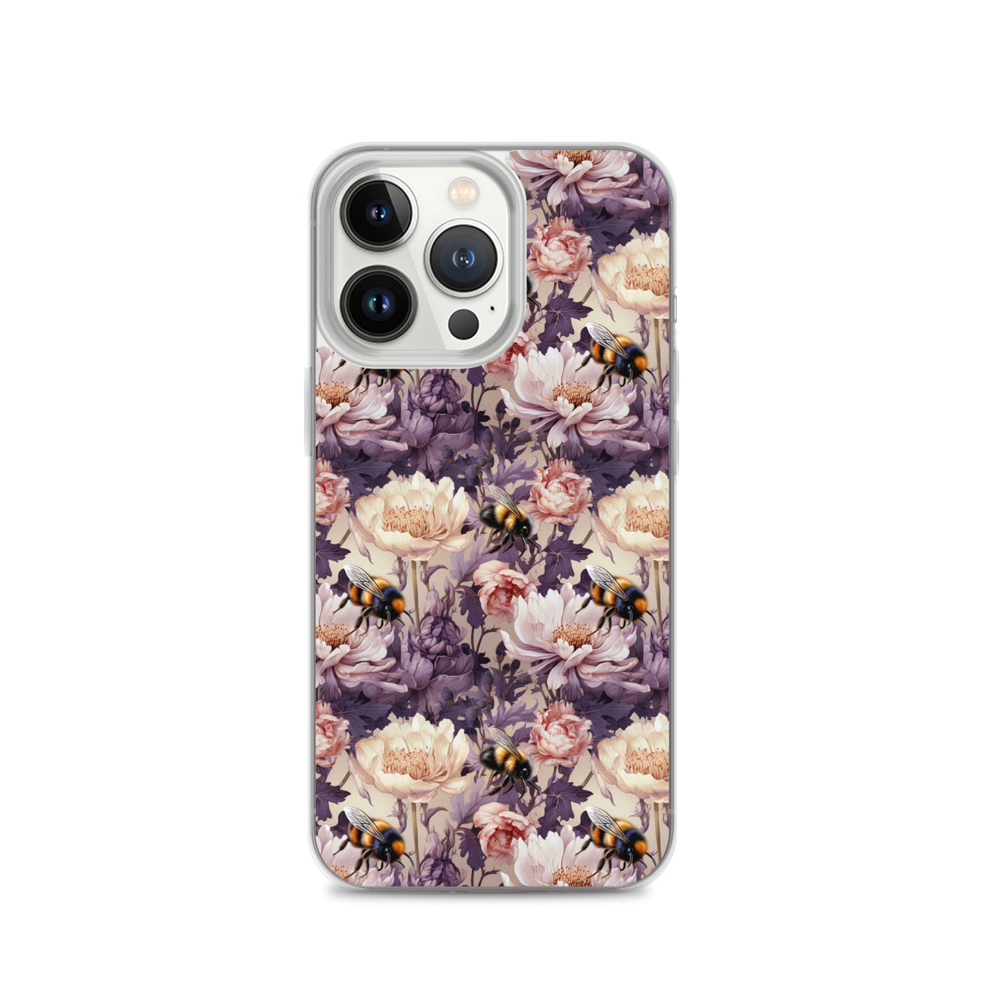 Clear Case for iPhone® Floral Bee #51