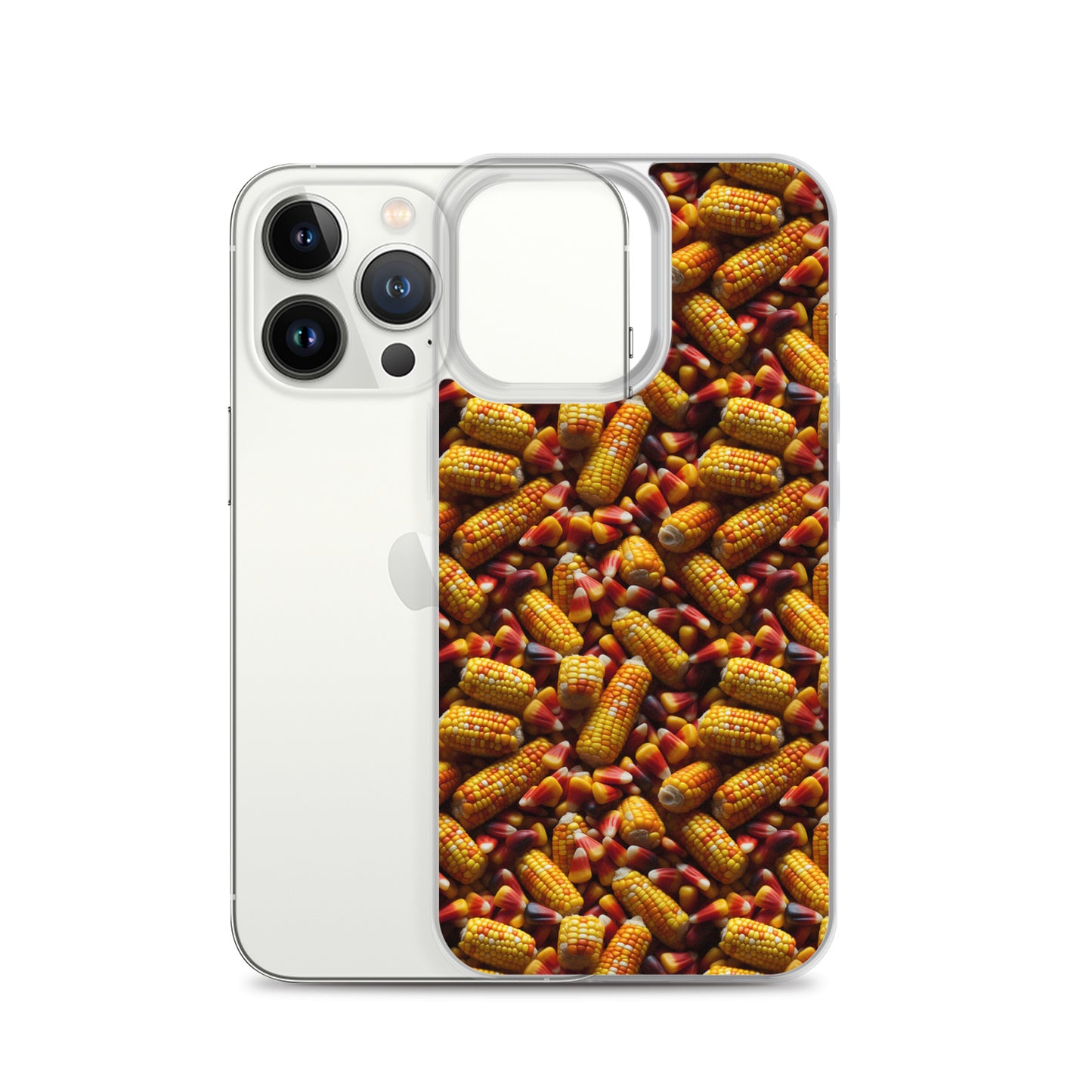 Clear Case for iPhone® Halloween Candy Corn
