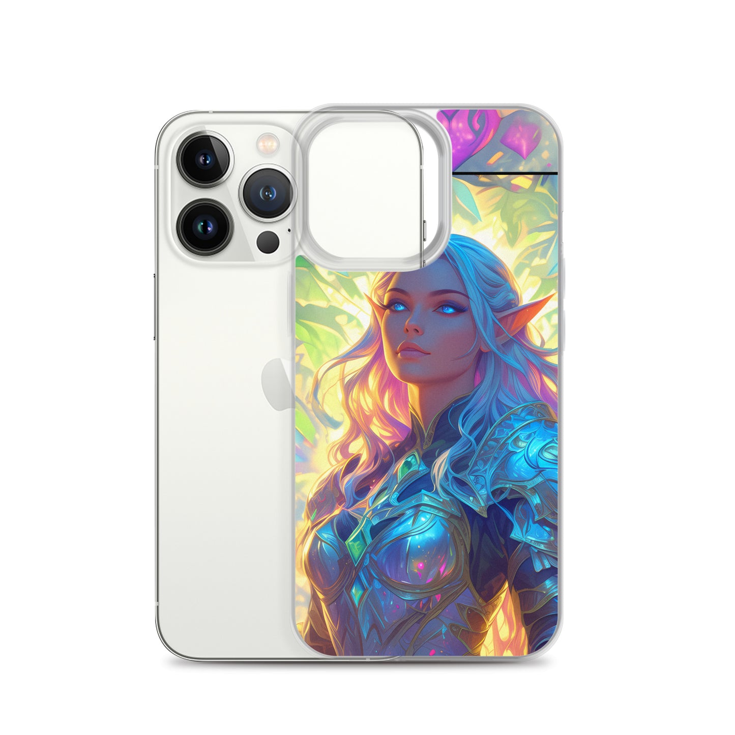 Clear Case for iPhone® Half-Elf Cleric #2