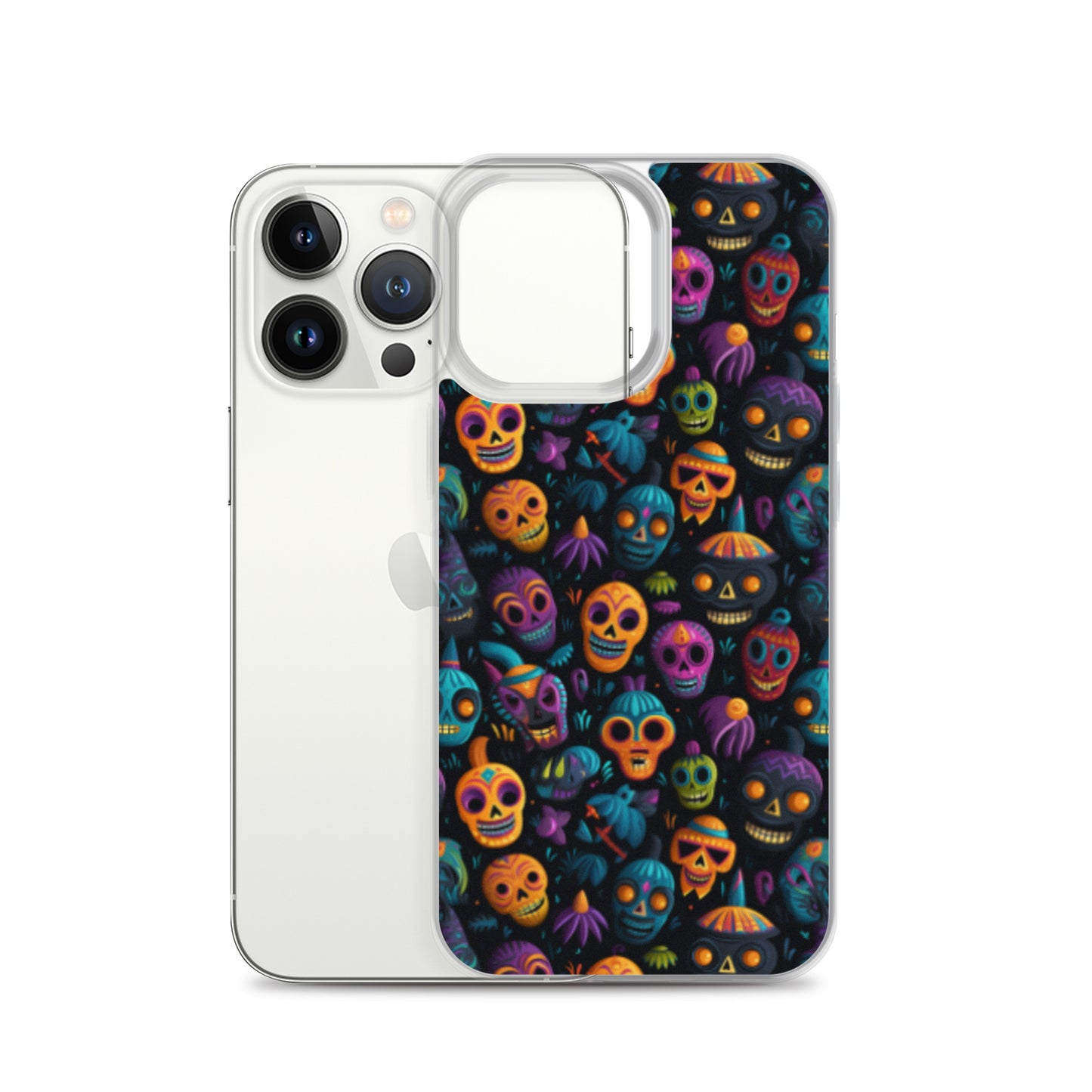 Clear Case for iPhone® Halloween Masks