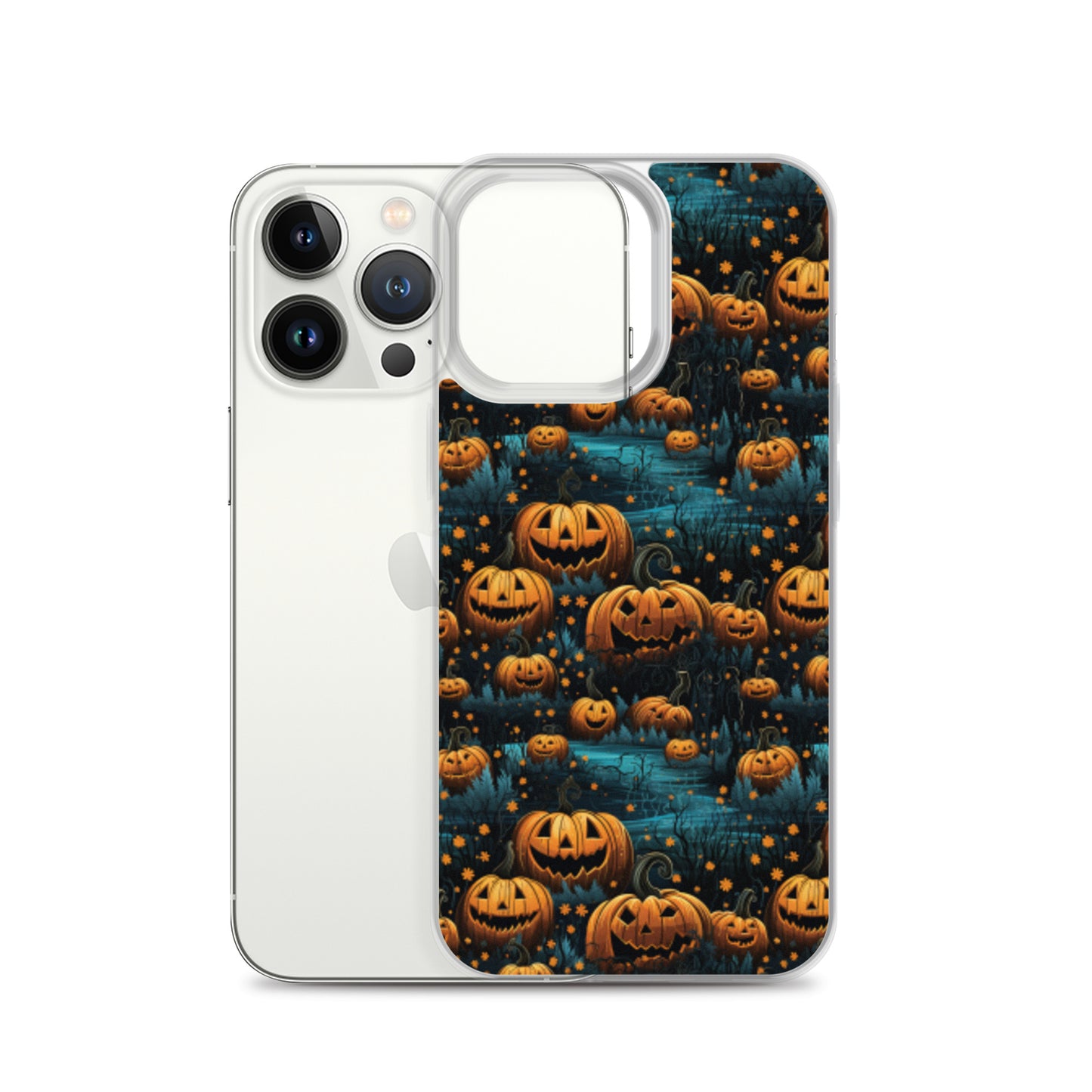 Clear Case for iPhone® Halloween Pumpkin Patch