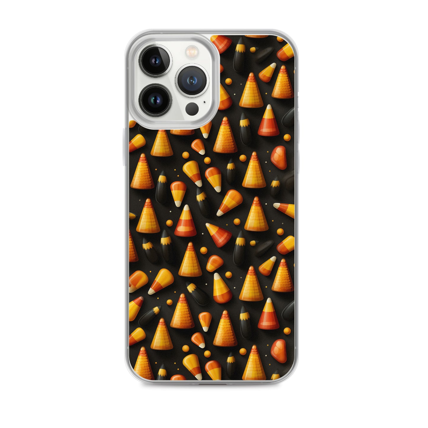 Clear Case for iPhone® Halloween Candy Corn #2