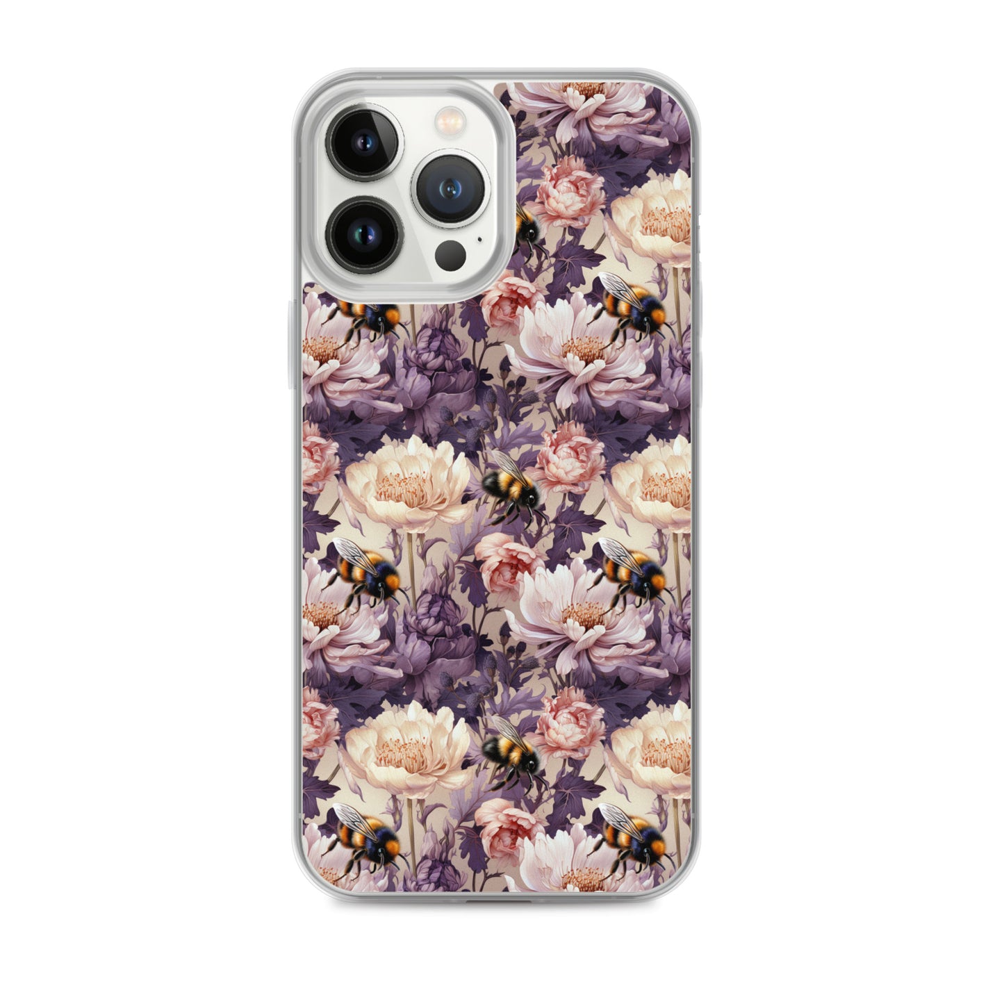 Clear Case for iPhone® Floral Bee #51