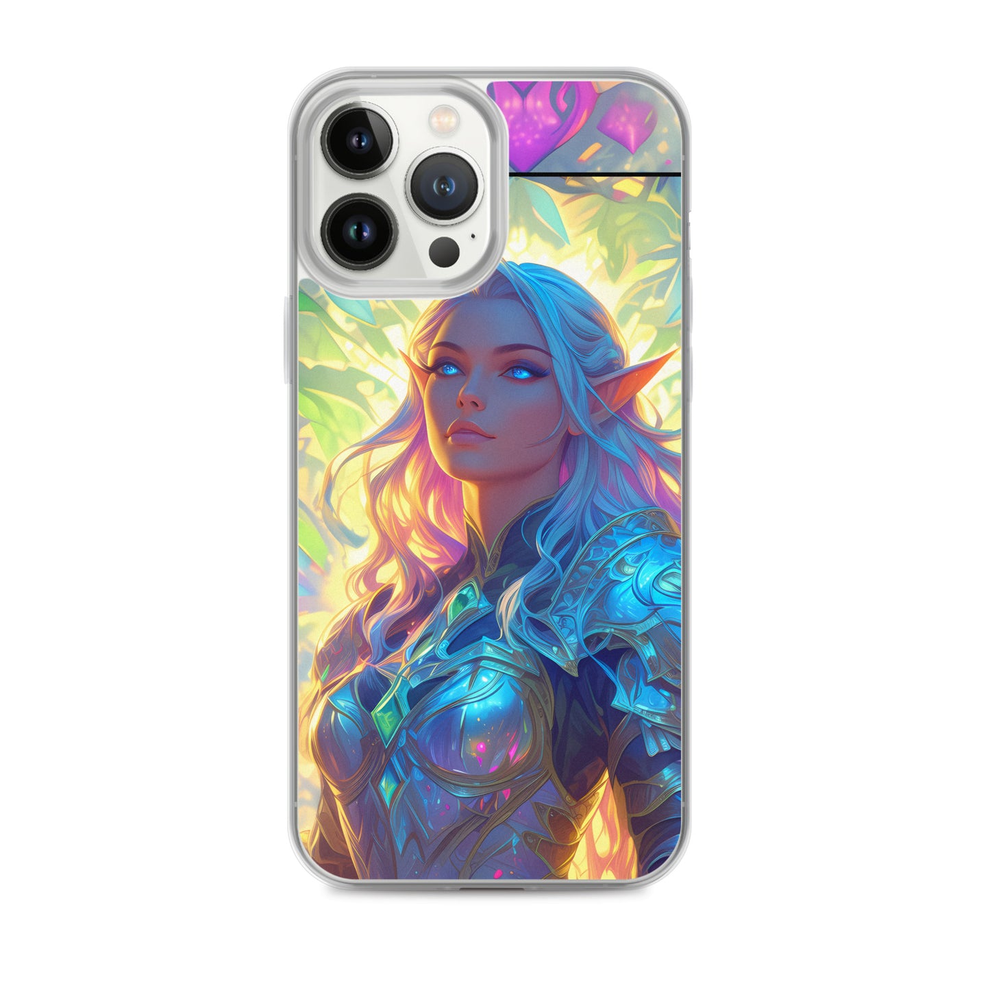 Clear Case for iPhone® Half-Elf Cleric #2