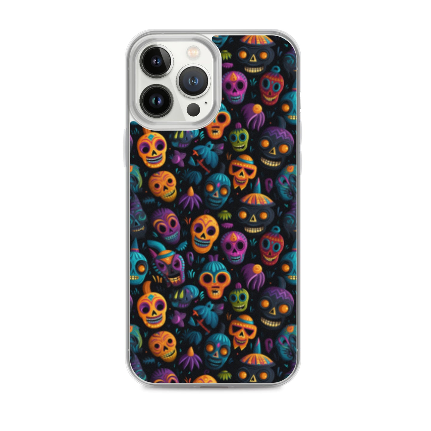 Clear Case for iPhone® Halloween Masks