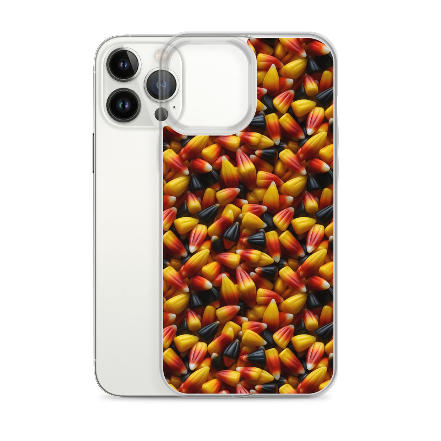 Clear Case for iPhone® Halloween Candy Corn #3