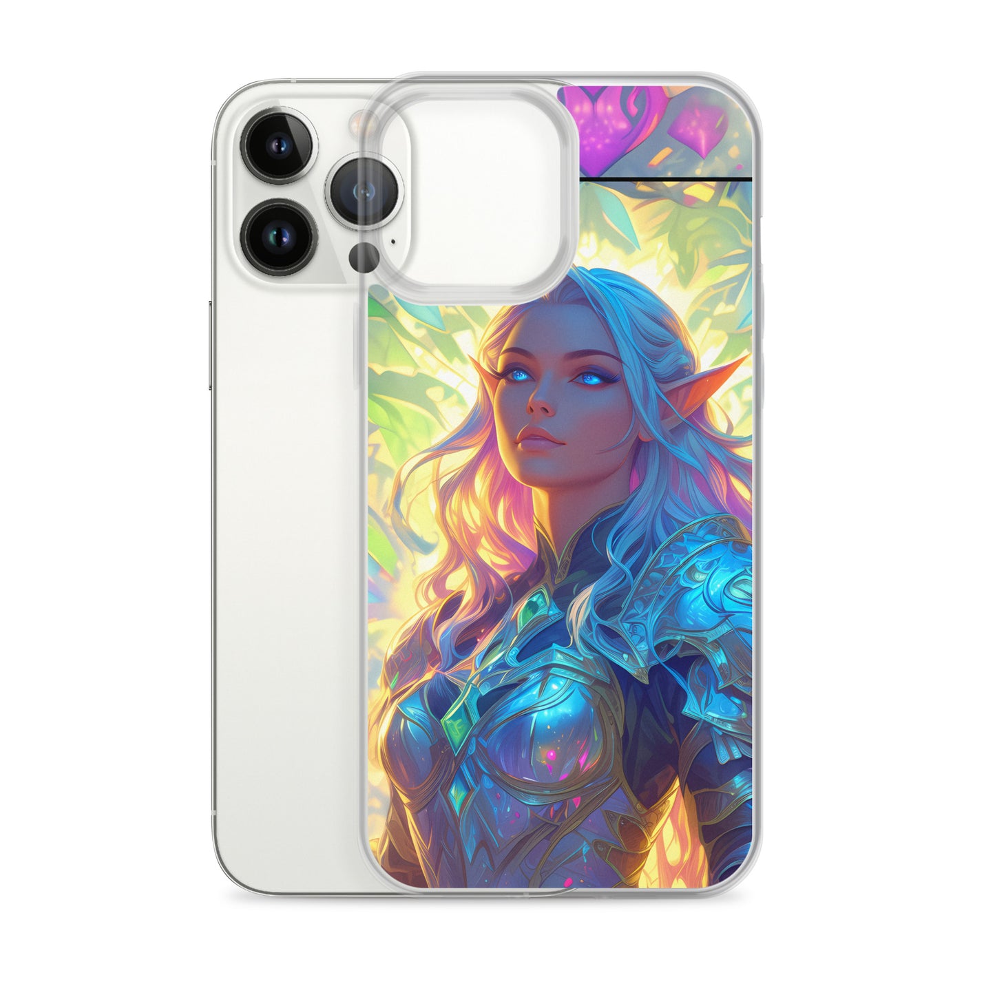 Clear Case for iPhone® Half-Elf Cleric #2