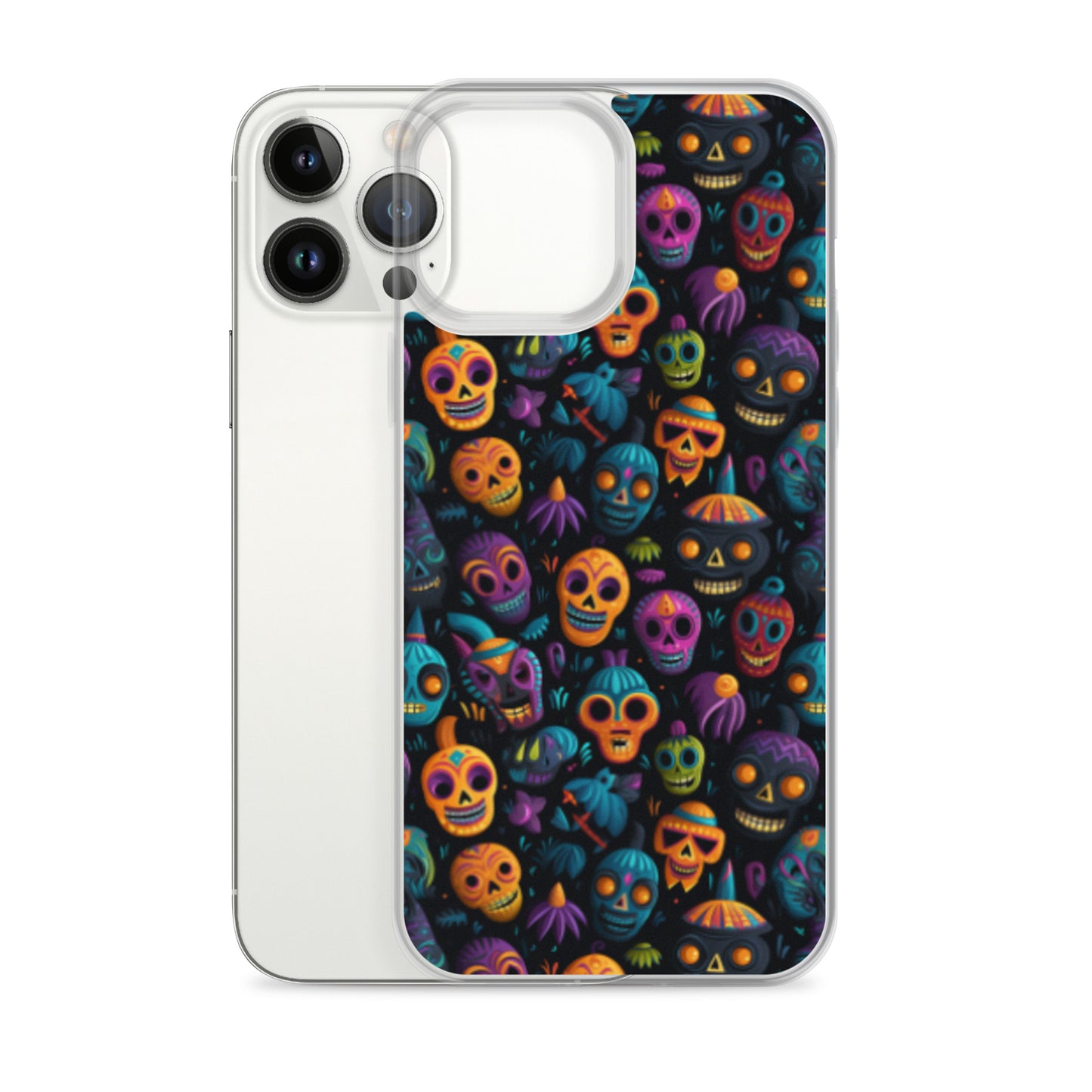 Clear Case for iPhone® Halloween Masks