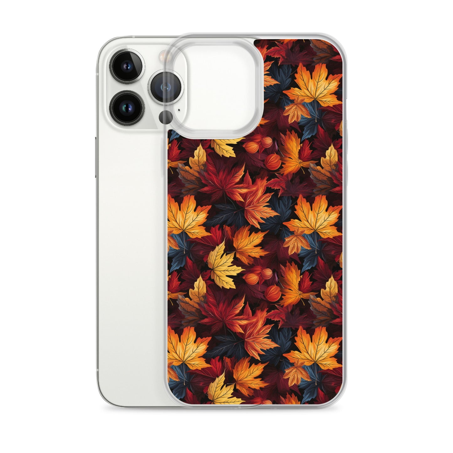 Clear Case for iPhone® Autumn Leaves Scatter